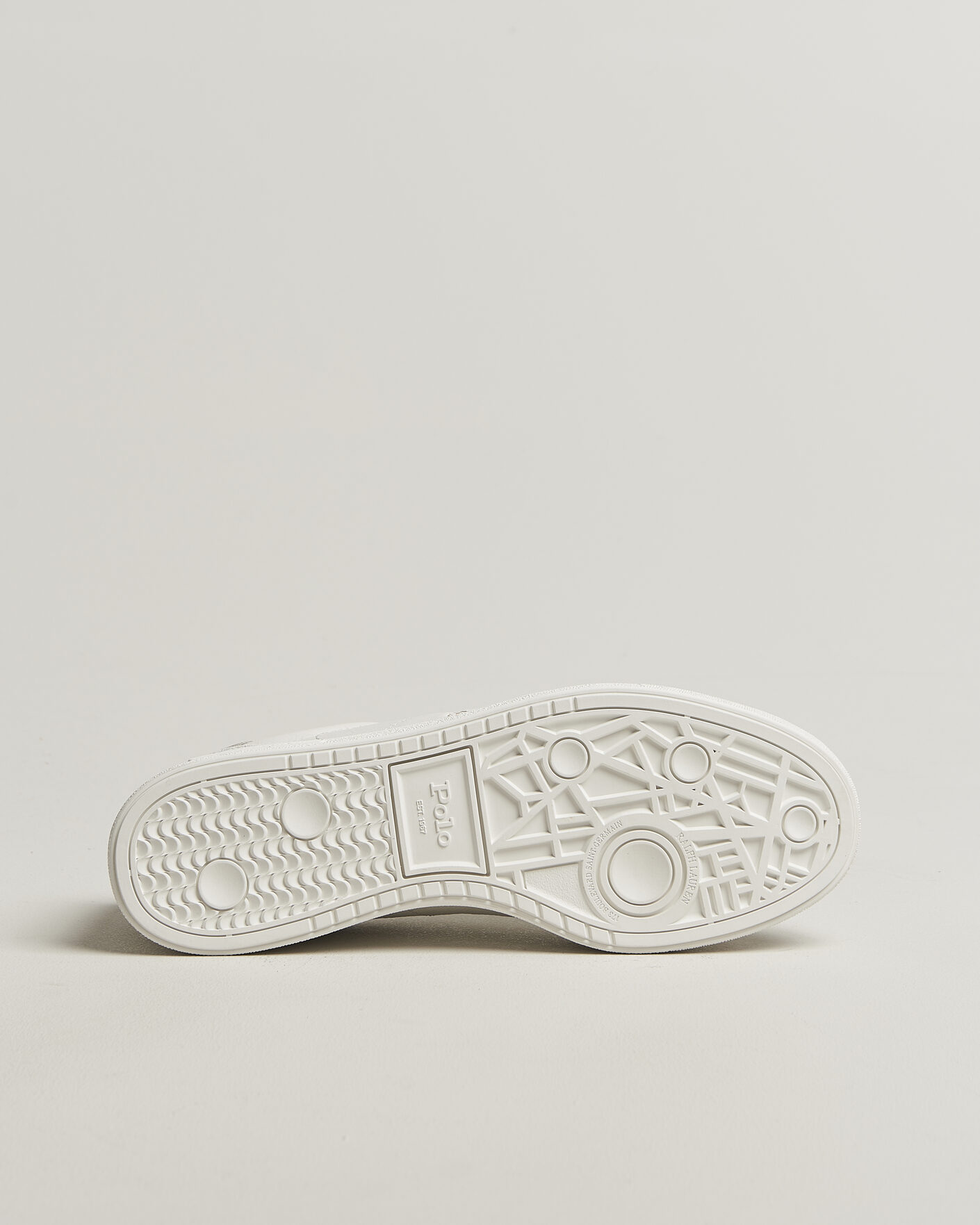 Heren | Sneakers | Polo Ralph Lauren | Bedford Leather/Suede Sneakers Bianco