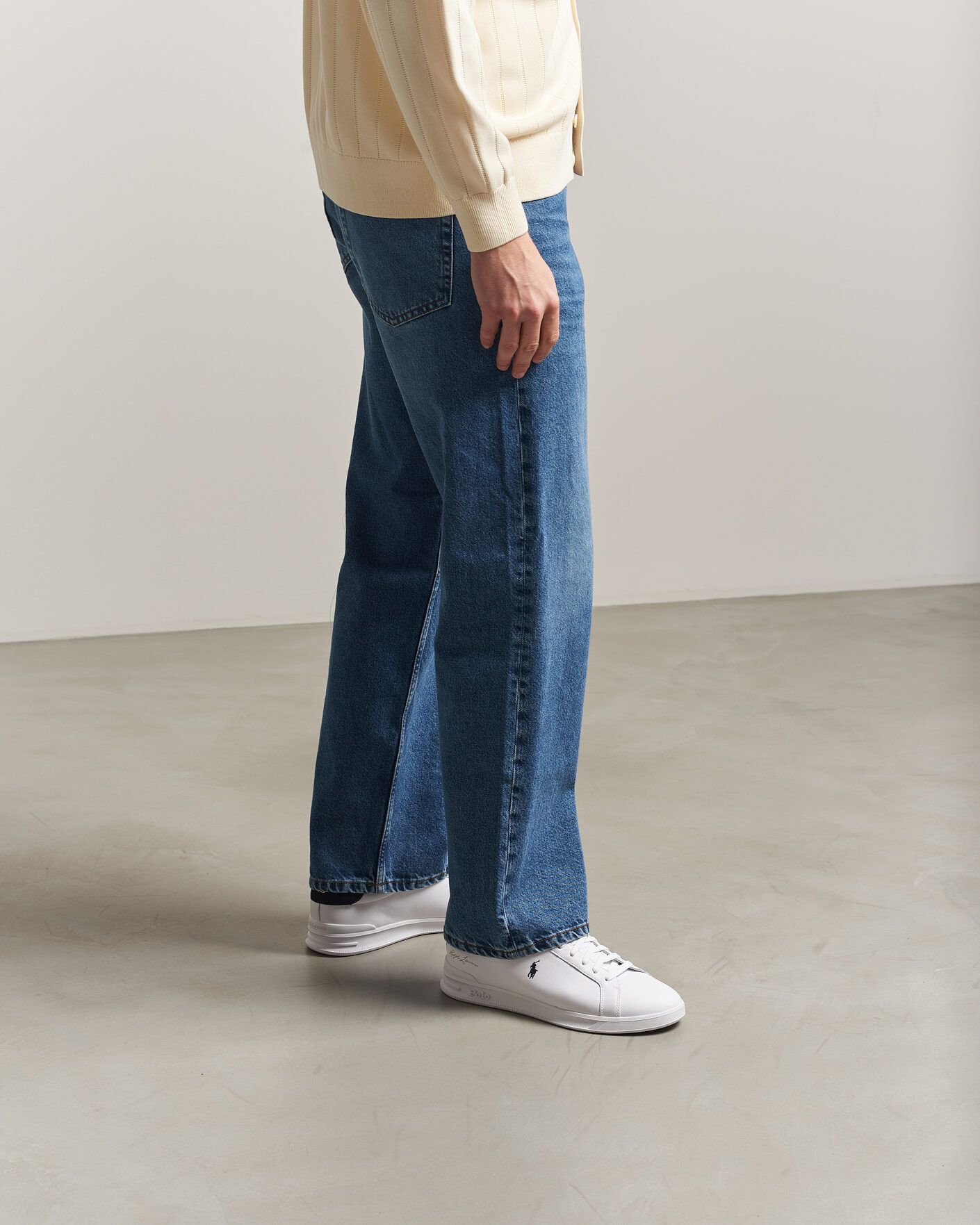 Heren | Sneakers | Polo Ralph Lauren | Heritage Court II Sneakers White/Navy