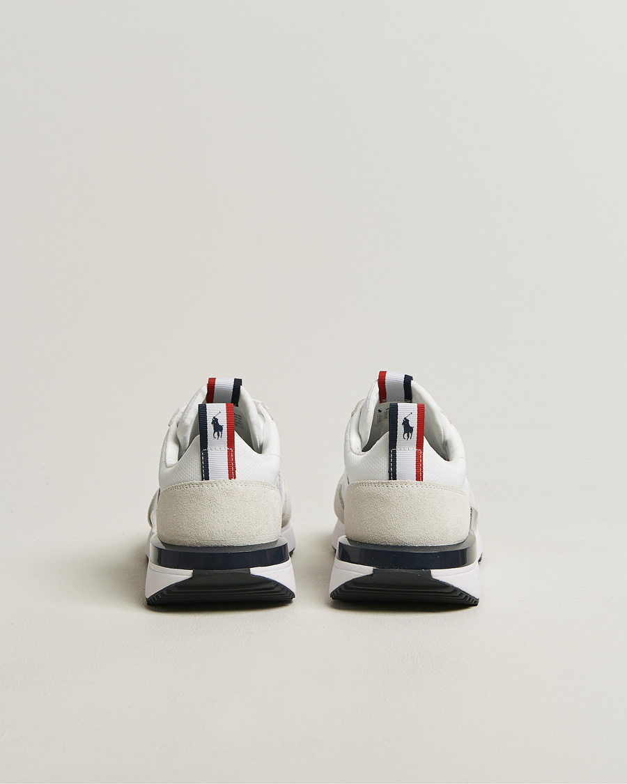 Heren | Sneakers | Polo Ralph Lauren | Train 89 Suede Sneakers White/Navy/Red