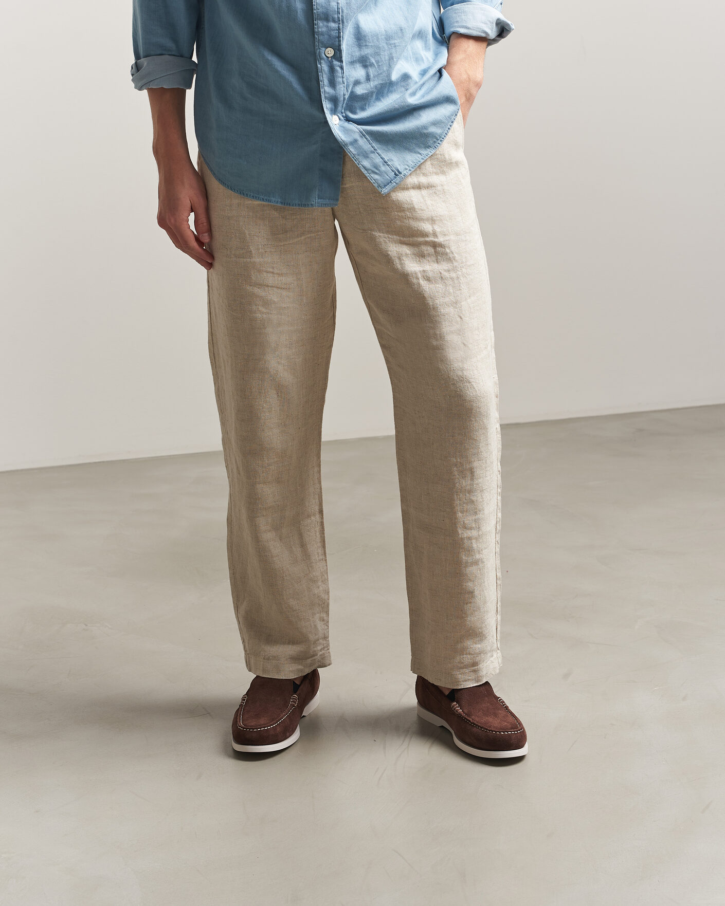 Heren | Instappers | Polo Ralph Lauren | Merton Casual Suede Loafers Dark Brown