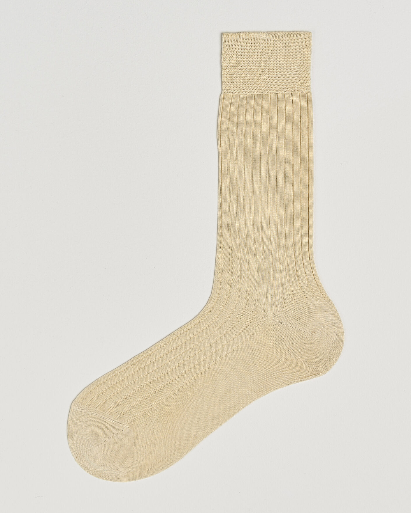 Heren | Ondergoed | Bresciani | Cotton Ribbed Short Socks Beige