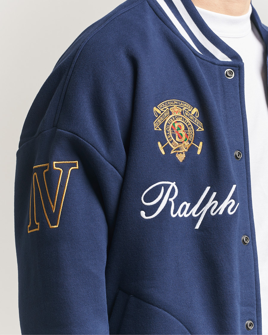 Heren | Truien | Polo Ralph Lauren | Magic Fleece Bomber Jacket Newport Navy