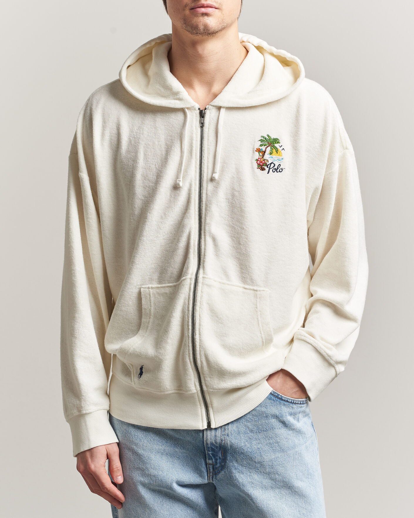 Heren | Truien | Polo Ralph Lauren | Cotton Terry Printed Full-Zip Hoodie Nevis