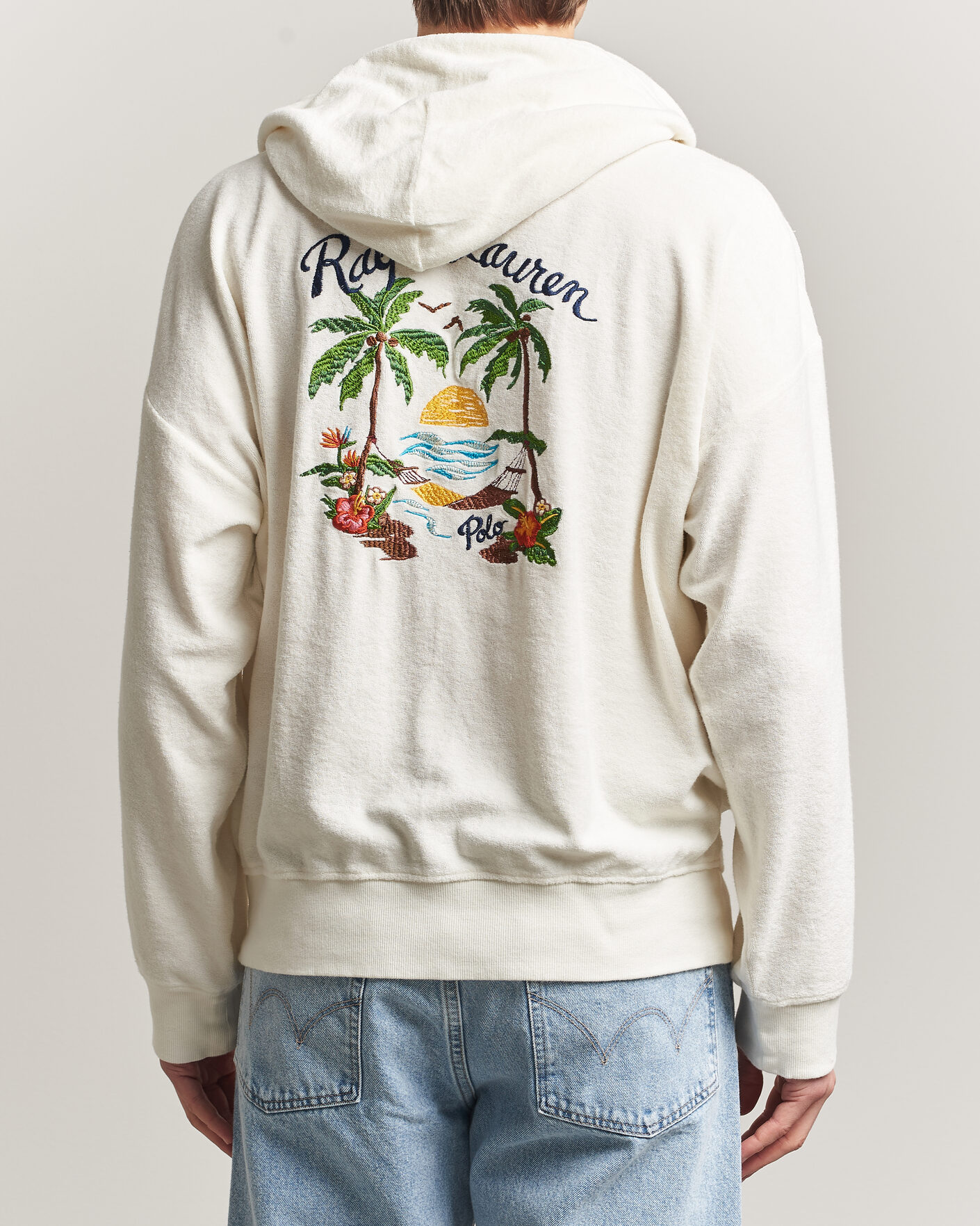 Heren | Truien | Polo Ralph Lauren | Cotton Terry Printed Full-Zip Hoodie Nevis