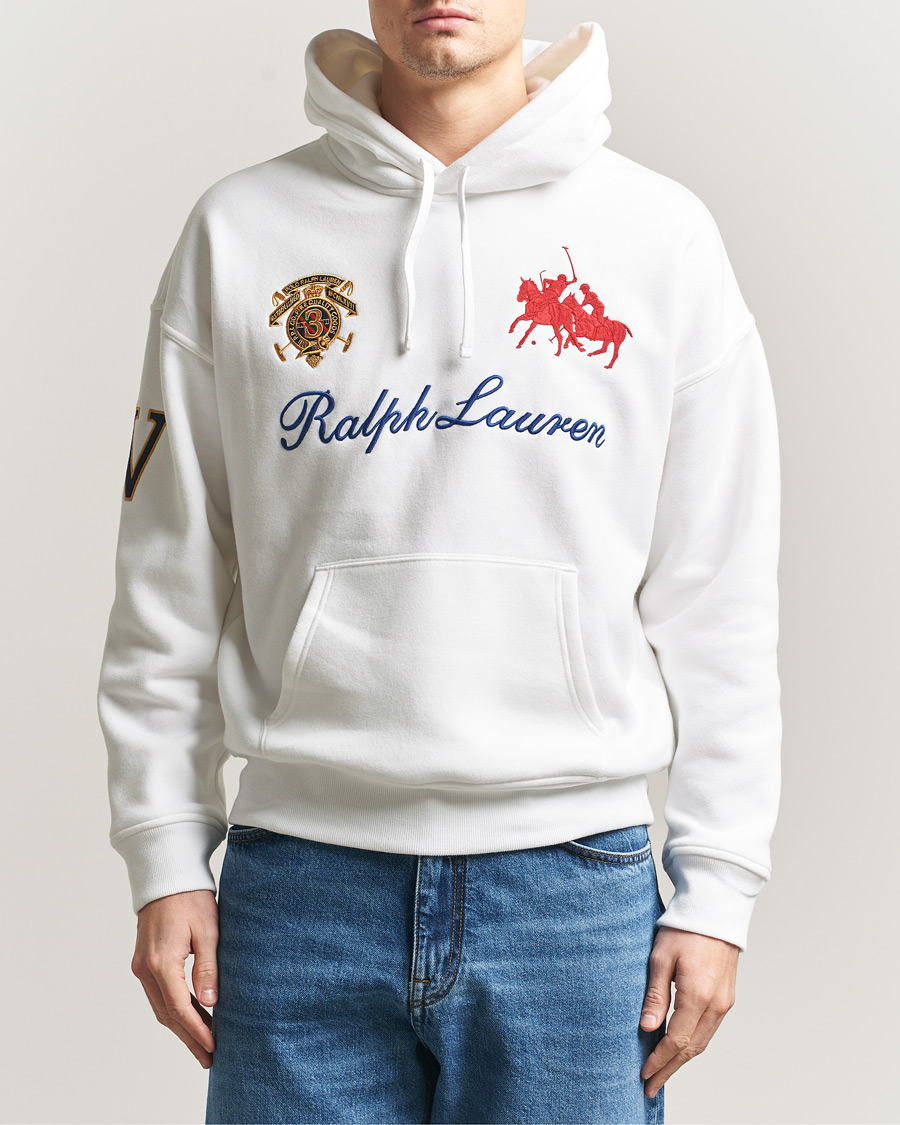 Heren | Truien | Polo Ralph Lauren | Magic Fleece Logo Hoodie White