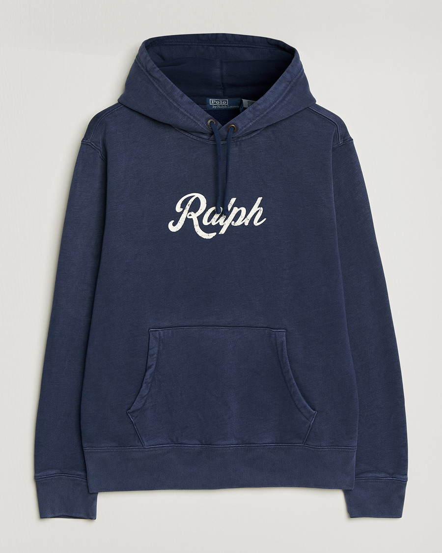 Heren | Truien | Polo Ralph Lauren | Vintage Fleece Logo Hoodie Dark Cobalt