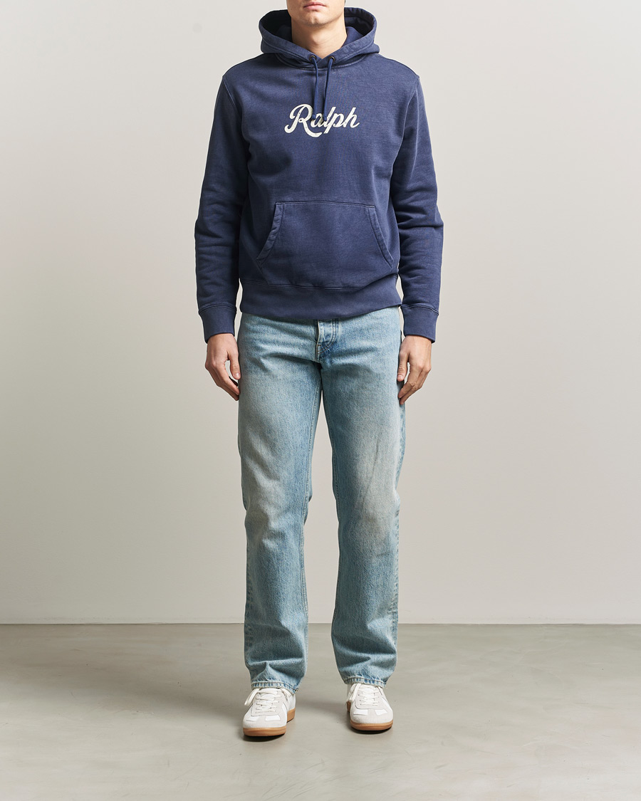 Heren | Truien | Polo Ralph Lauren | Vintage Fleece Logo Hoodie Dark Cobalt