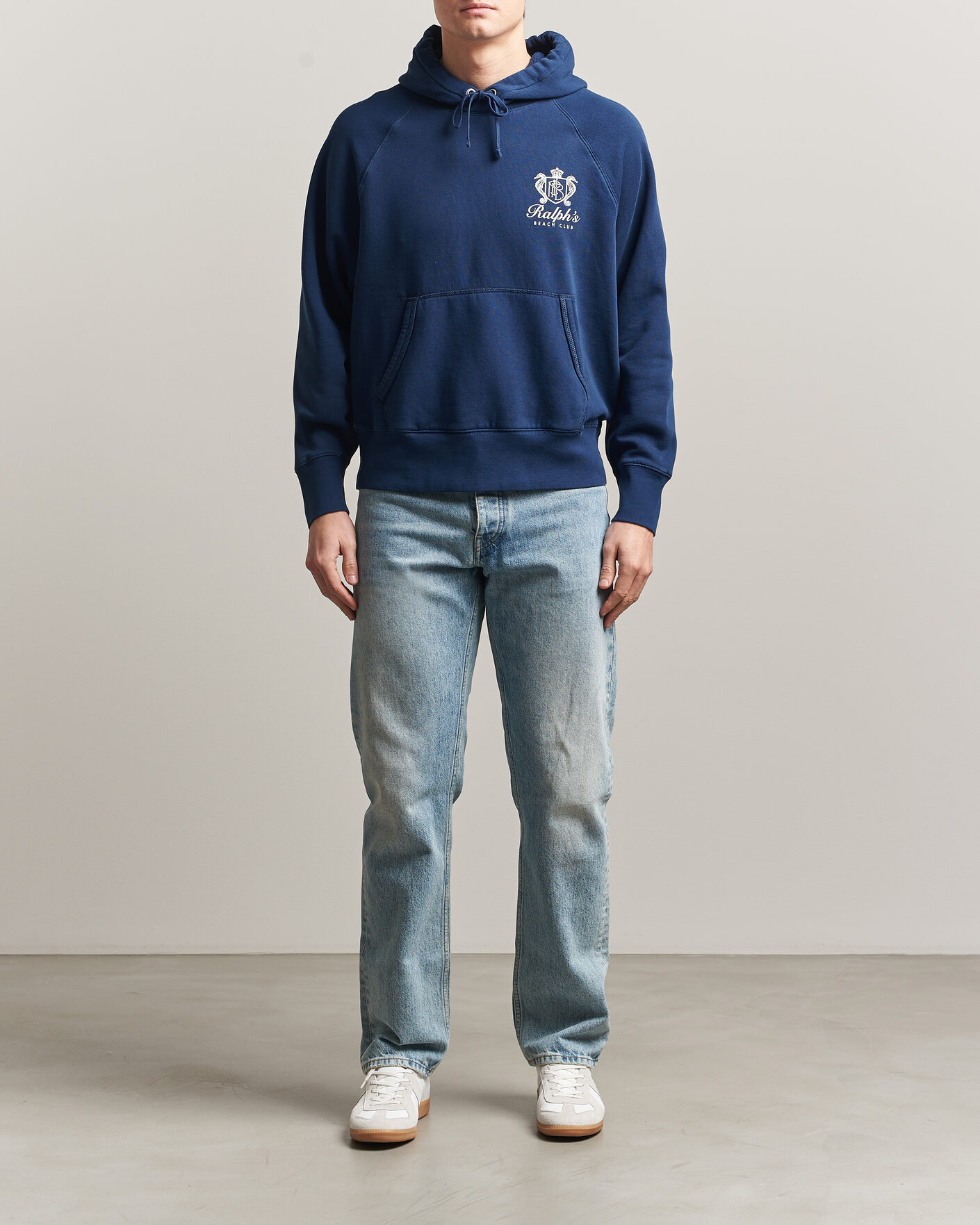 Heren | Truien | Polo Ralph Lauren | Fleece Hoodie Dark Cobalt