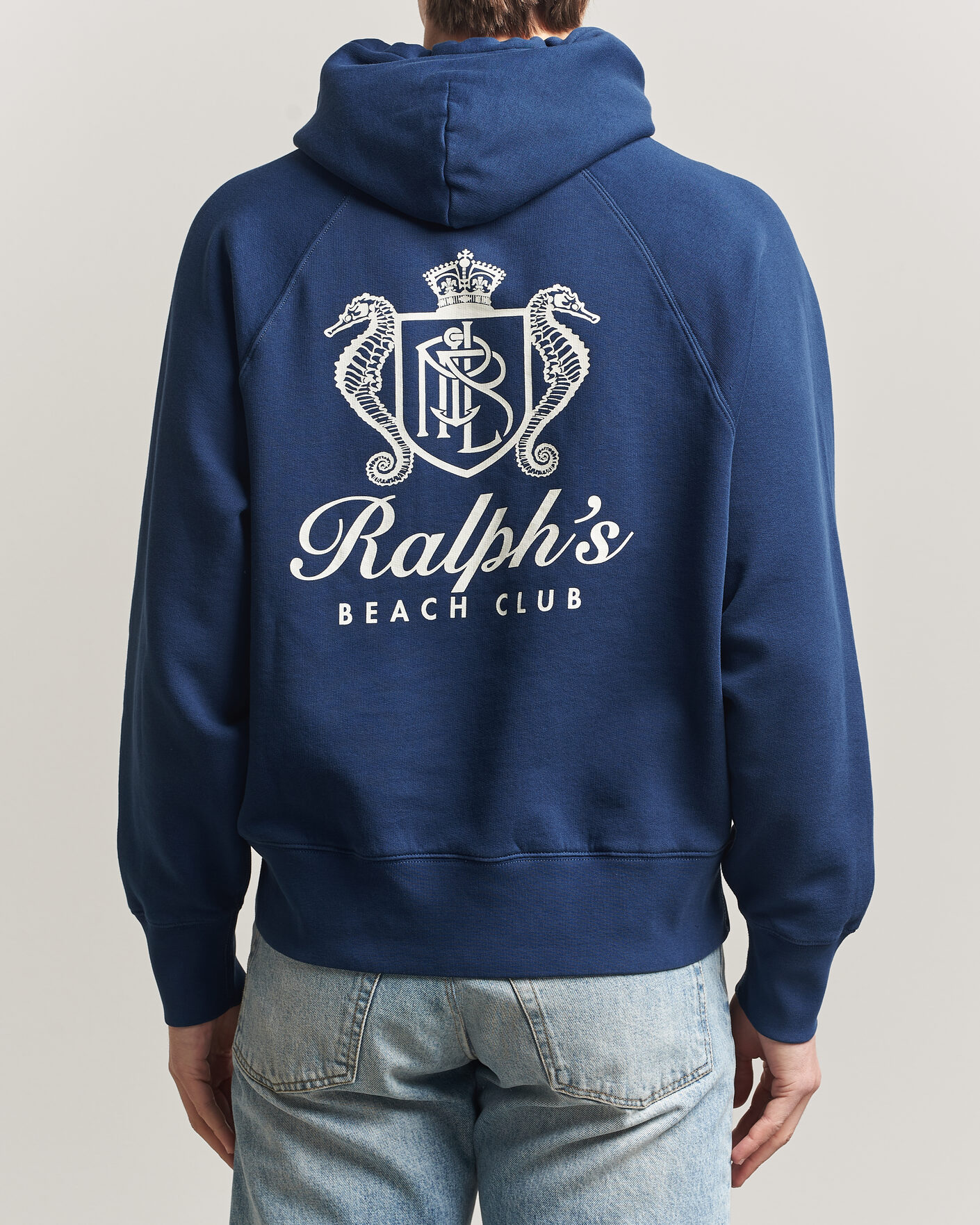 Heren | Truien | Polo Ralph Lauren | Fleece Hoodie Dark Cobalt