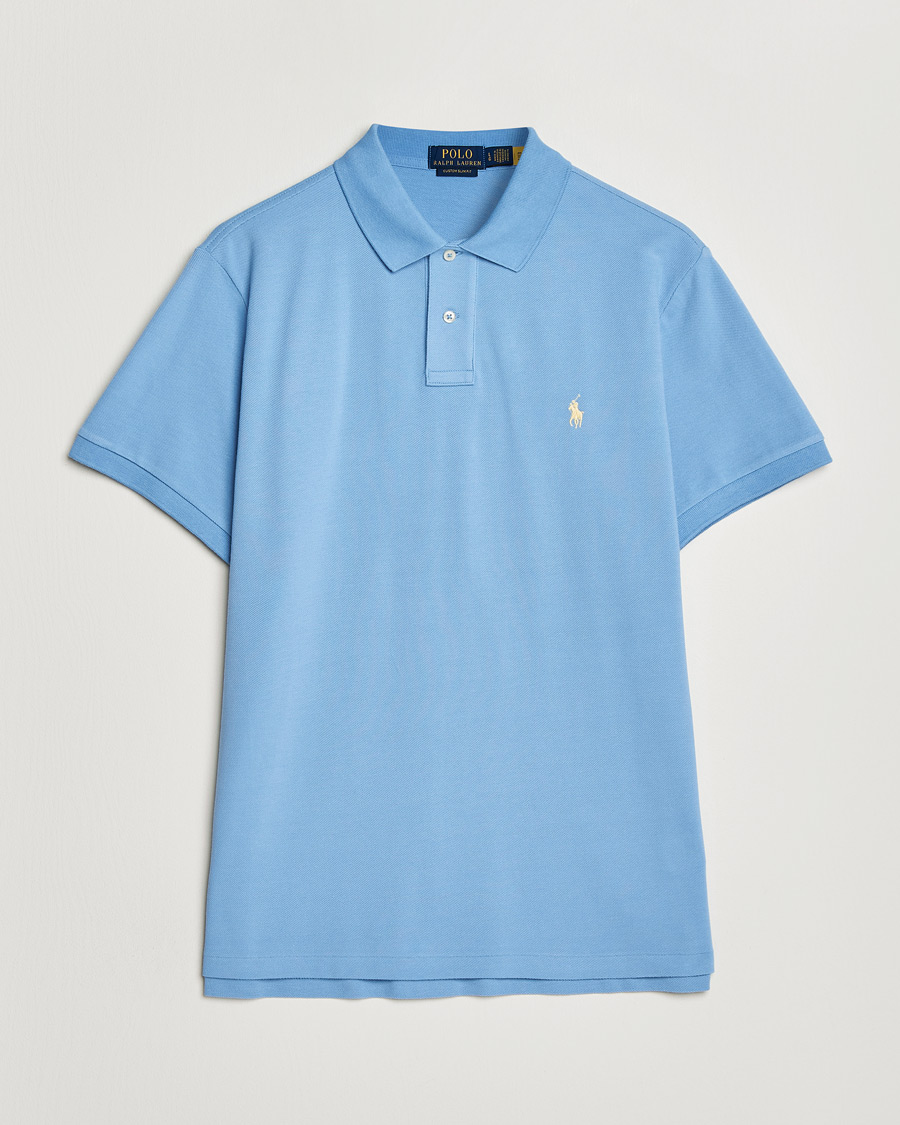 Heren | Polo's | Polo Ralph Lauren | Custom Slim Fit Polo Bristol Blue