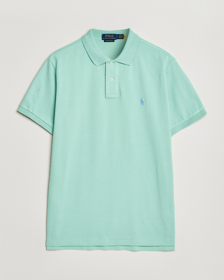 Heren | Polo's | Polo Ralph Lauren | Custom Slim Fit Polo Celadon