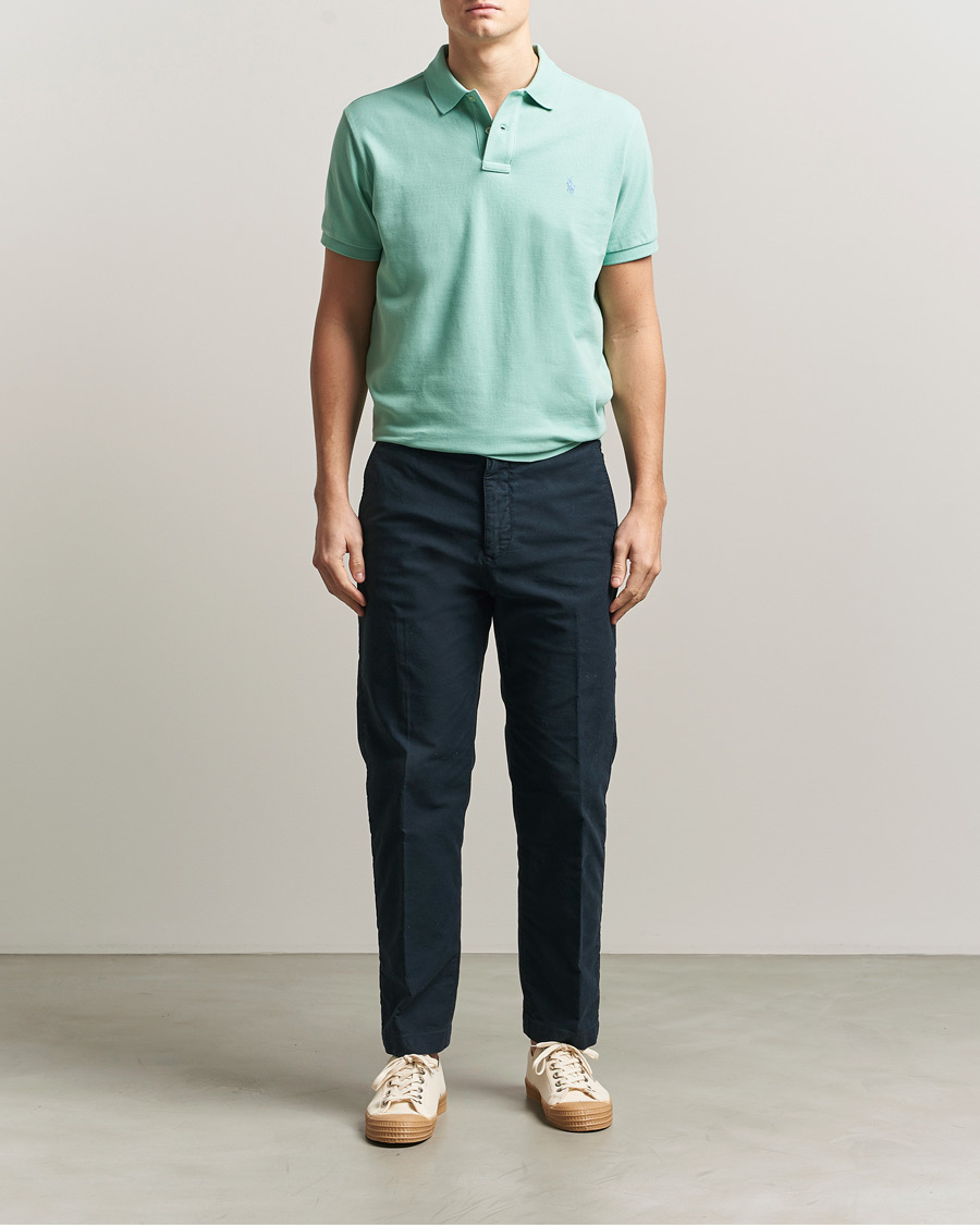 Heren | Polo's | Polo Ralph Lauren | Custom Slim Fit Polo Celadon