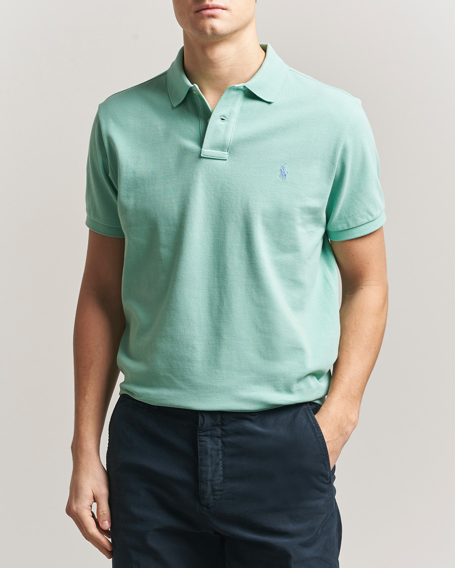Heren | Polo's | Polo Ralph Lauren | Custom Slim Fit Polo Celadon