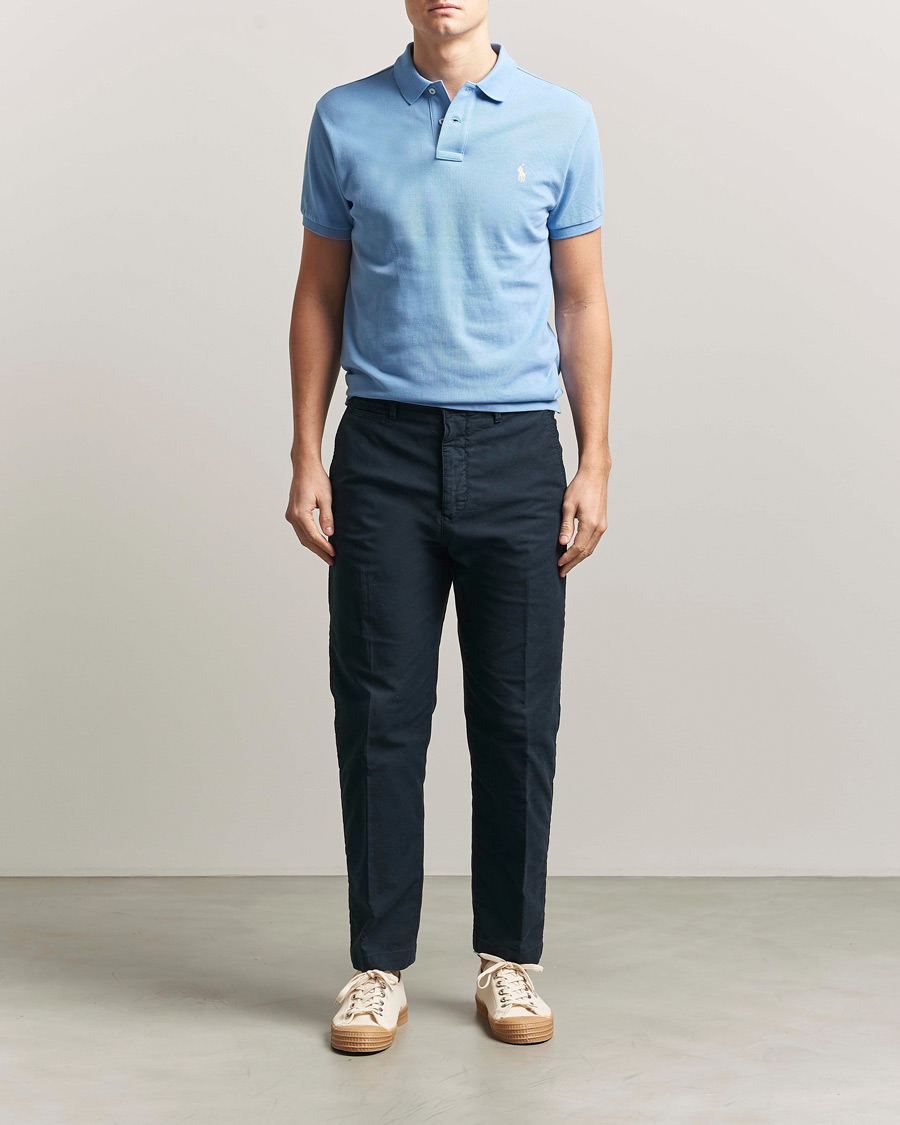 Heren | Polo's | Polo Ralph Lauren | Slim Fit Polo Bristol Blue