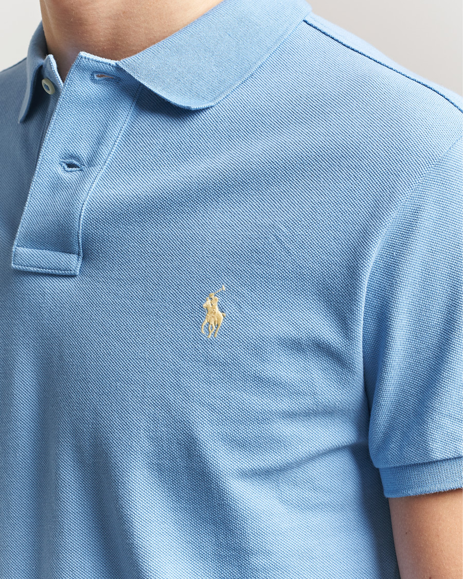 Heren | Polo's | Polo Ralph Lauren | Slim Fit Polo Bristol Blue