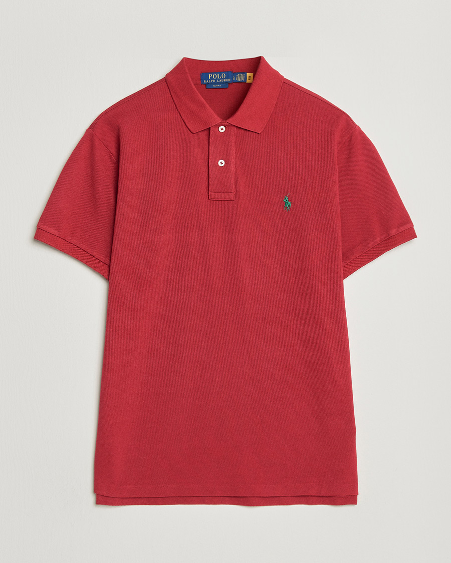 Heren | Polo's | Polo Ralph Lauren | Slim Fit Polo Heritage Red