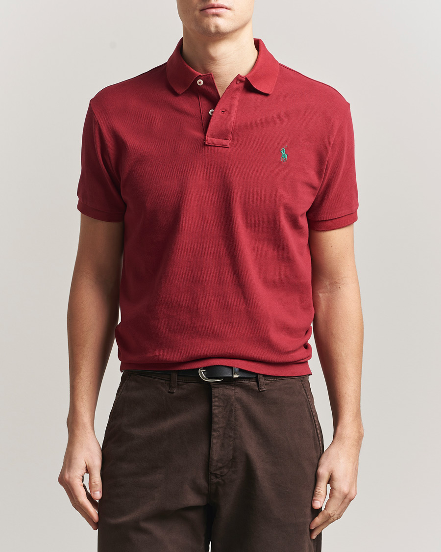 Heren | Polo's | Polo Ralph Lauren | Slim Fit Polo Heritage Red