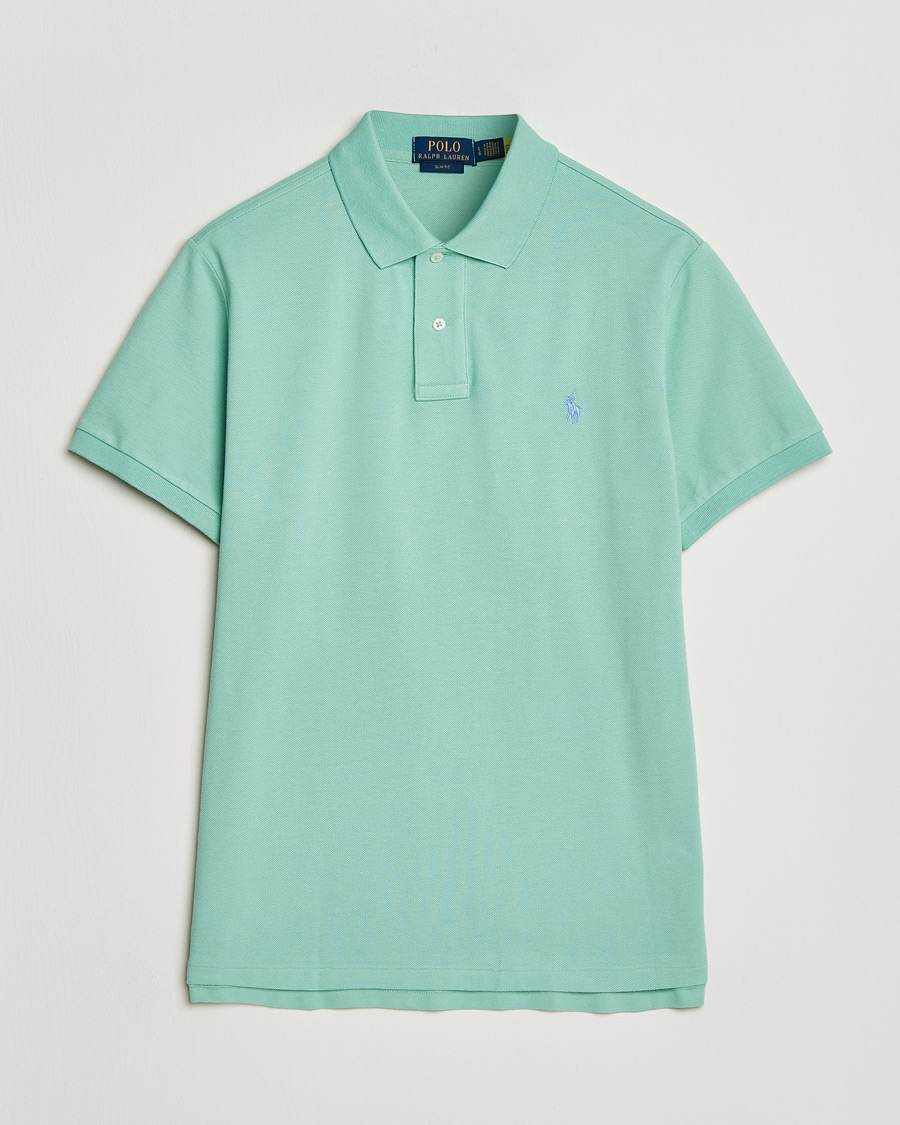 Heren | Polo's | Polo Ralph Lauren | Slim Fit Polo Celadon