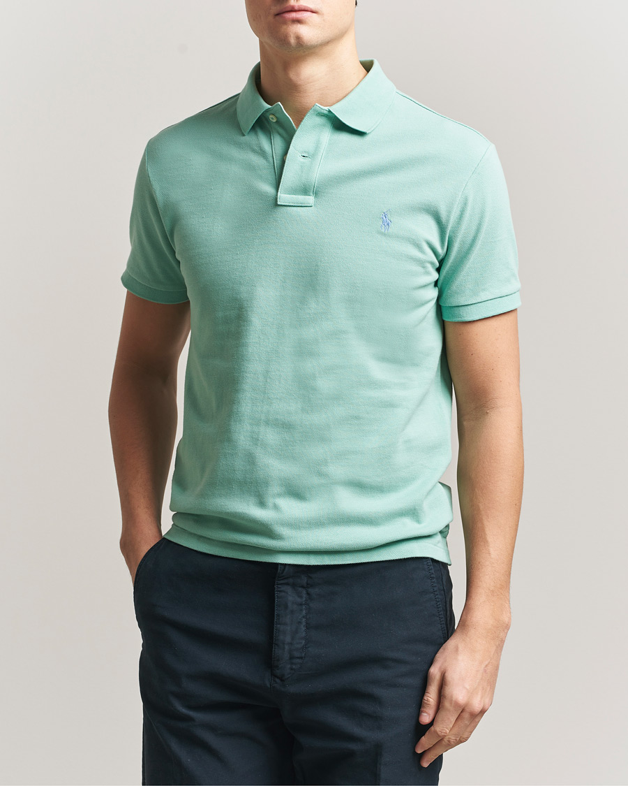 Heren | Polo's | Polo Ralph Lauren | Slim Fit Polo Celadon