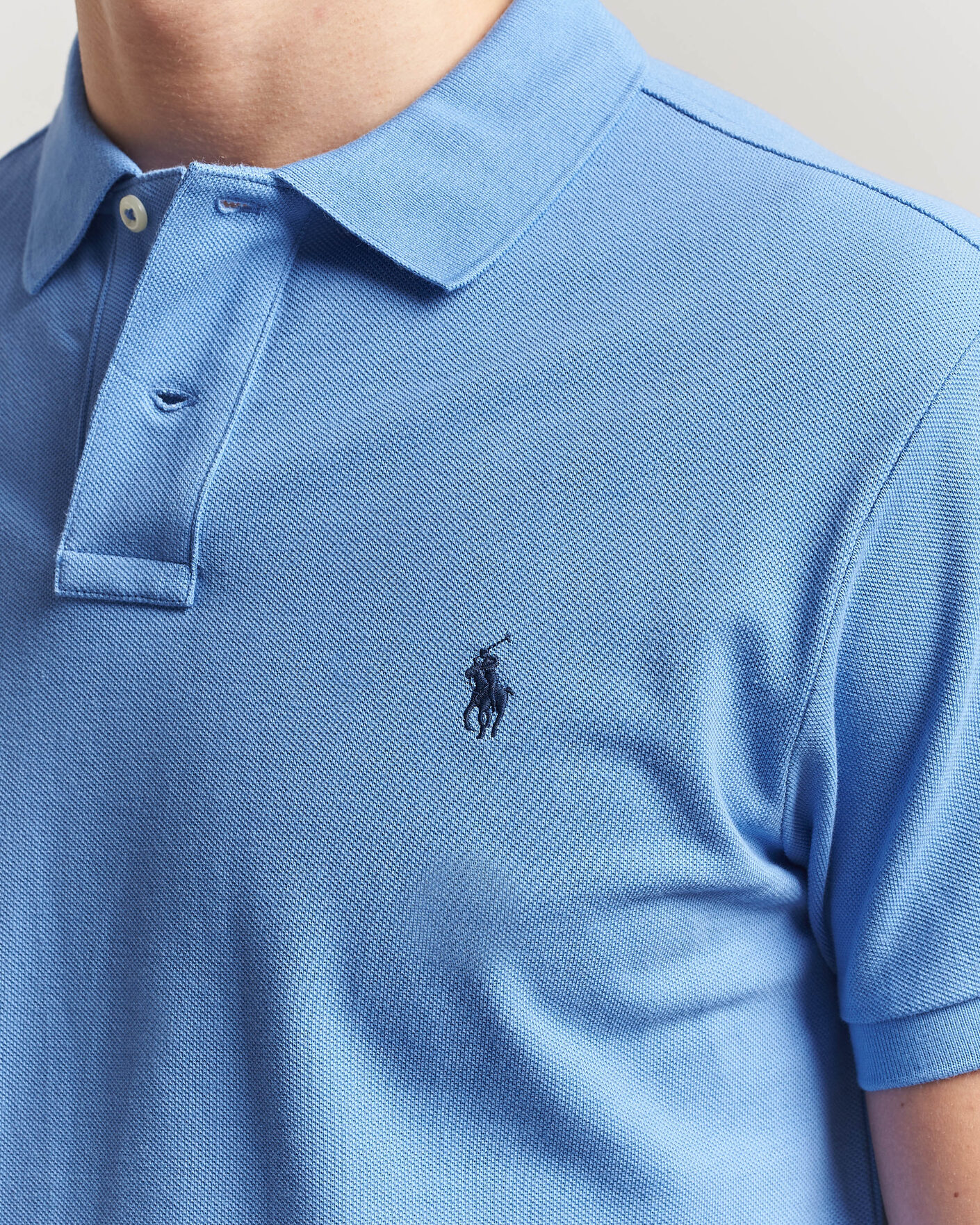 Heren | Polo's | Polo Ralph Lauren | Slim Fit Polo Harbour Island Blue