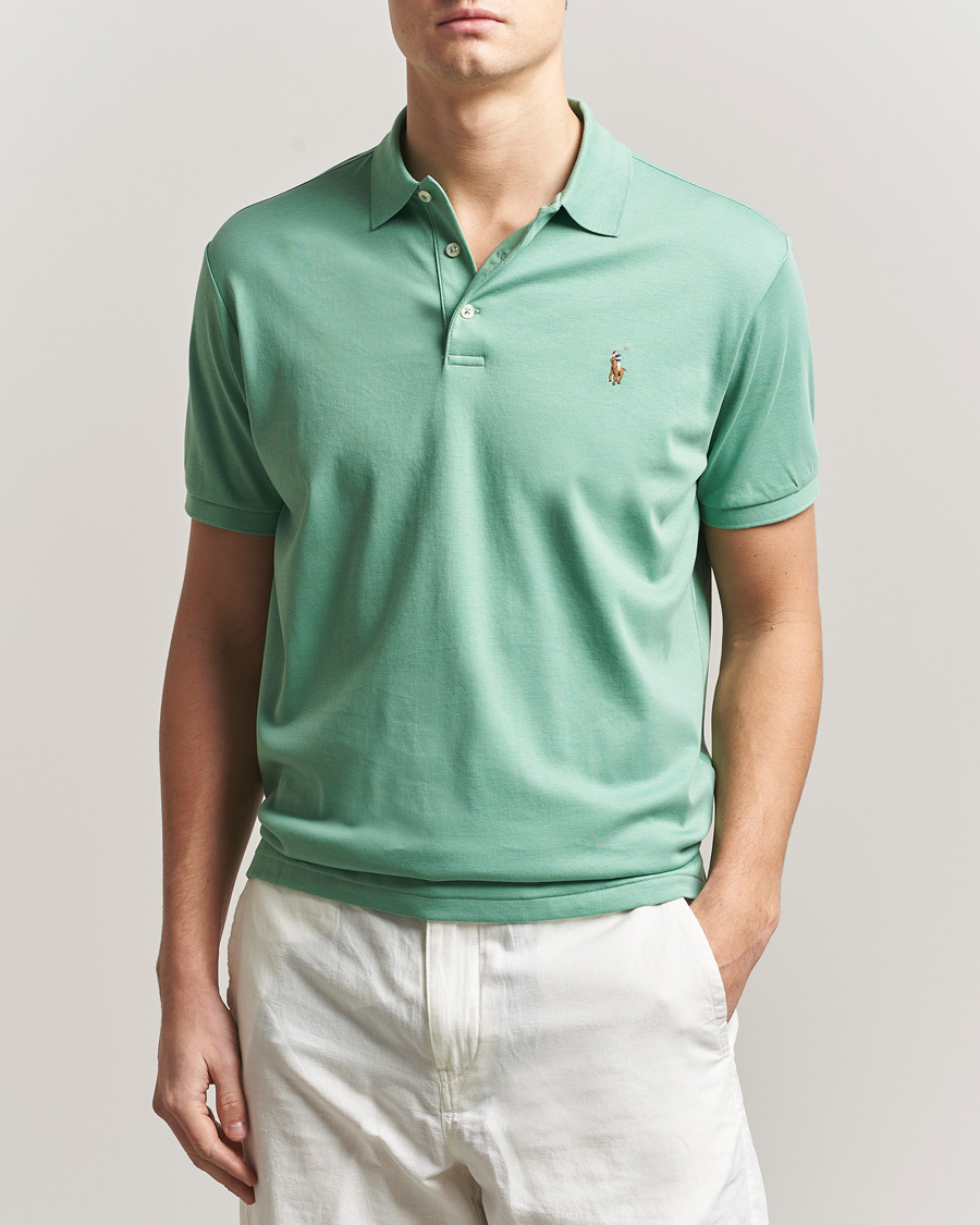 Heren | Polo's | Polo Ralph Lauren | Luxury Pima Cotton Polo Faded Mint