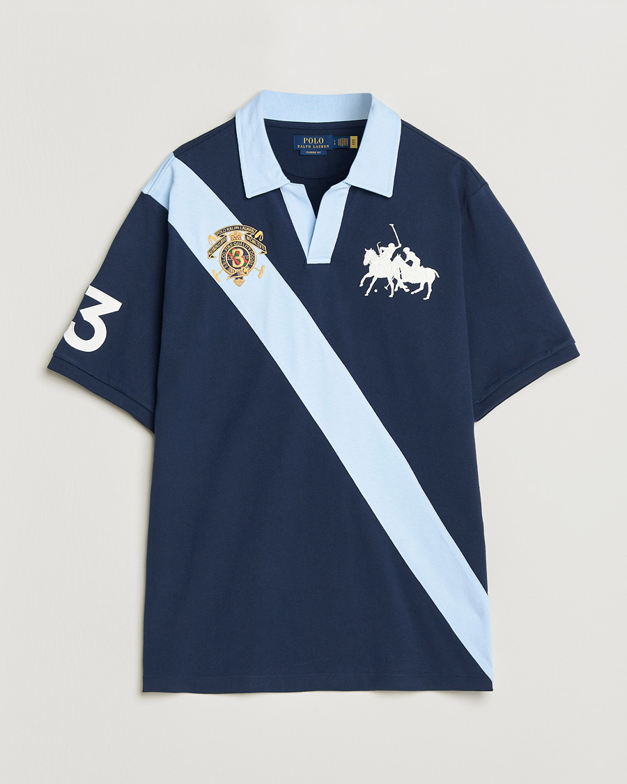 Heren | Polo's | Polo Ralph Lauren | Diagonal Striped Polo Newport Navy