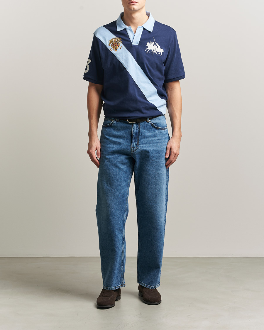 Heren | Polo's | Polo Ralph Lauren | Diagonal Striped Polo Newport Navy