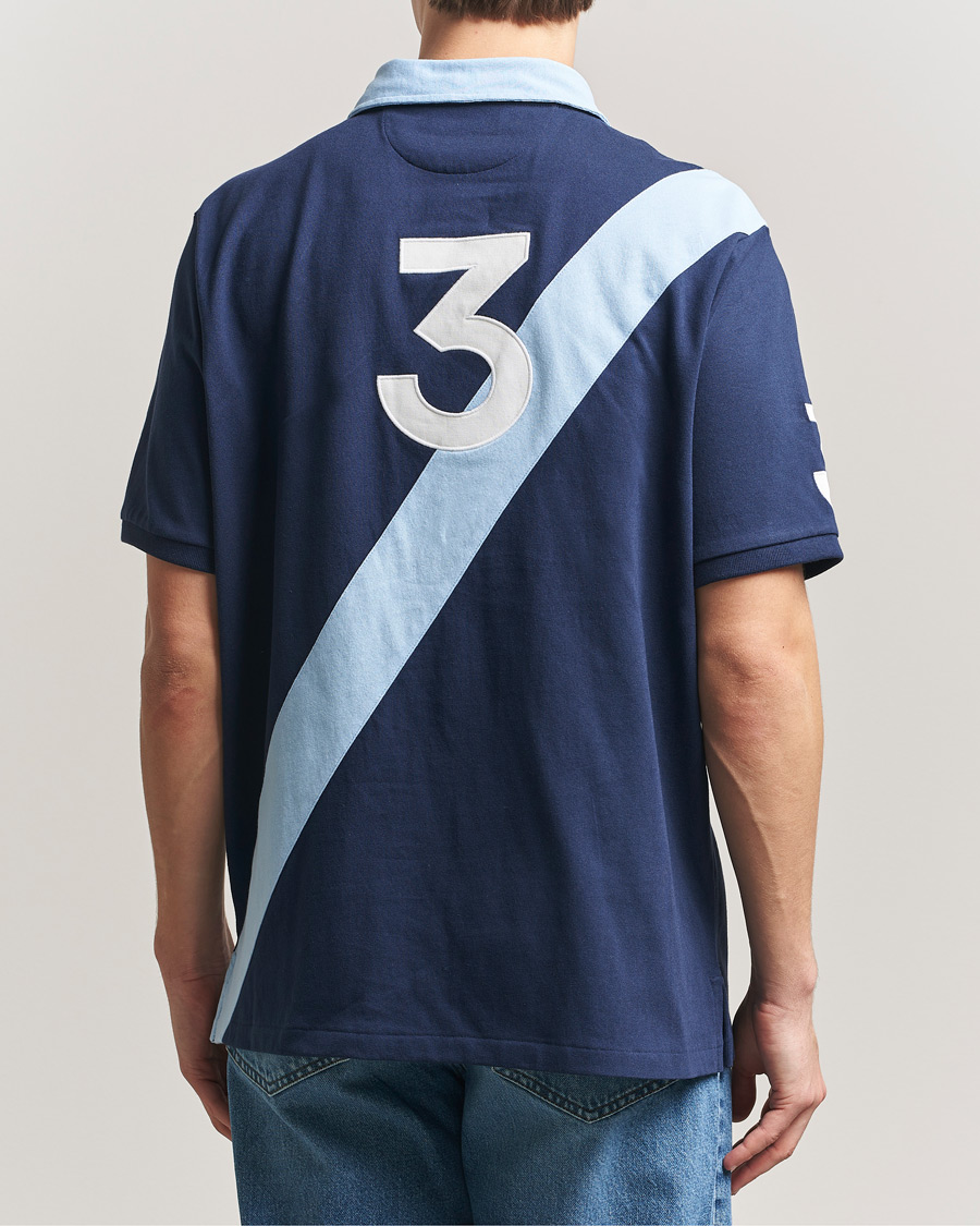 Heren | Polo's | Polo Ralph Lauren | Diagonal Striped Polo Newport Navy