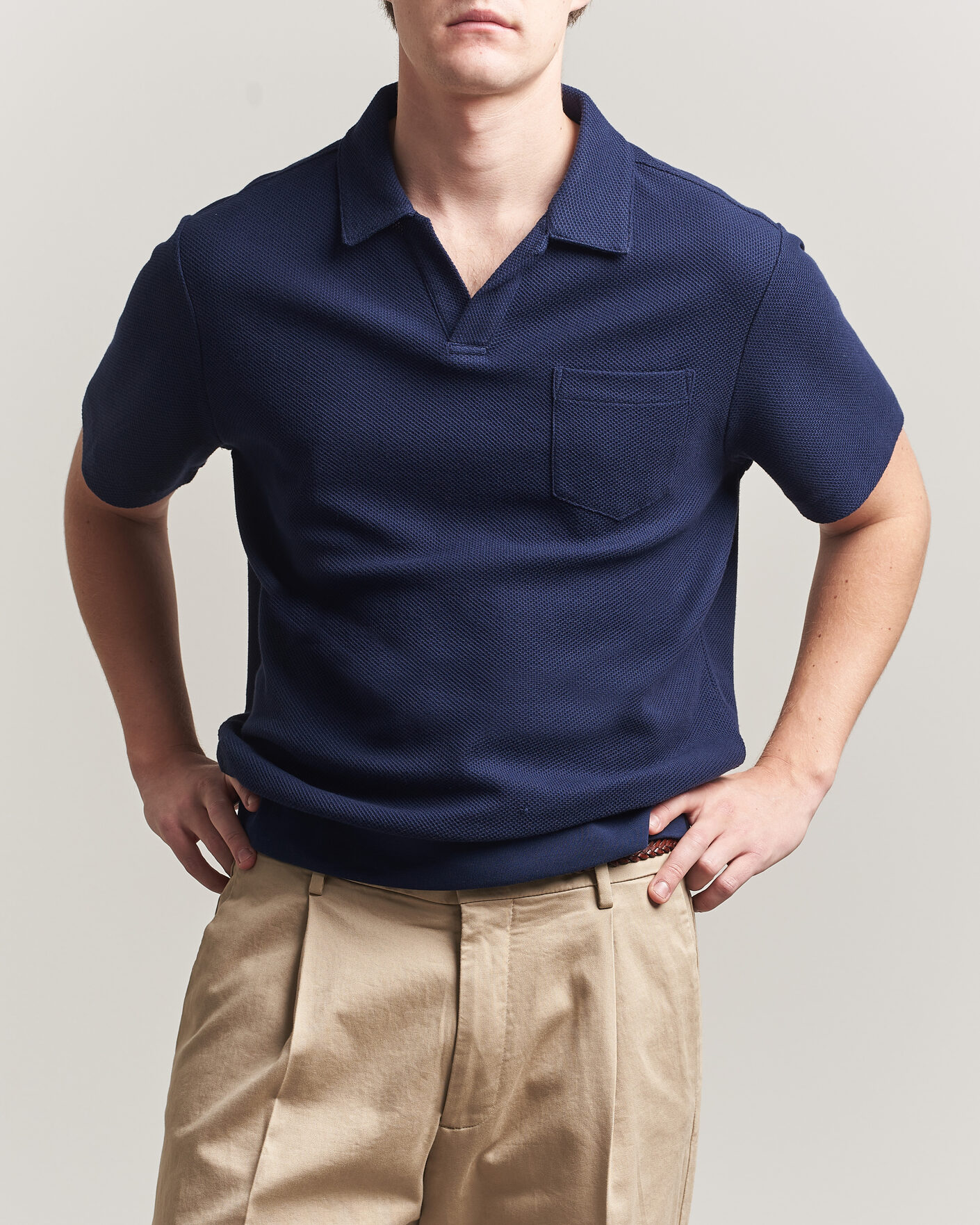 Heren | Polo's | Polo Ralph Lauren | Knitted Polo Cruise Navy