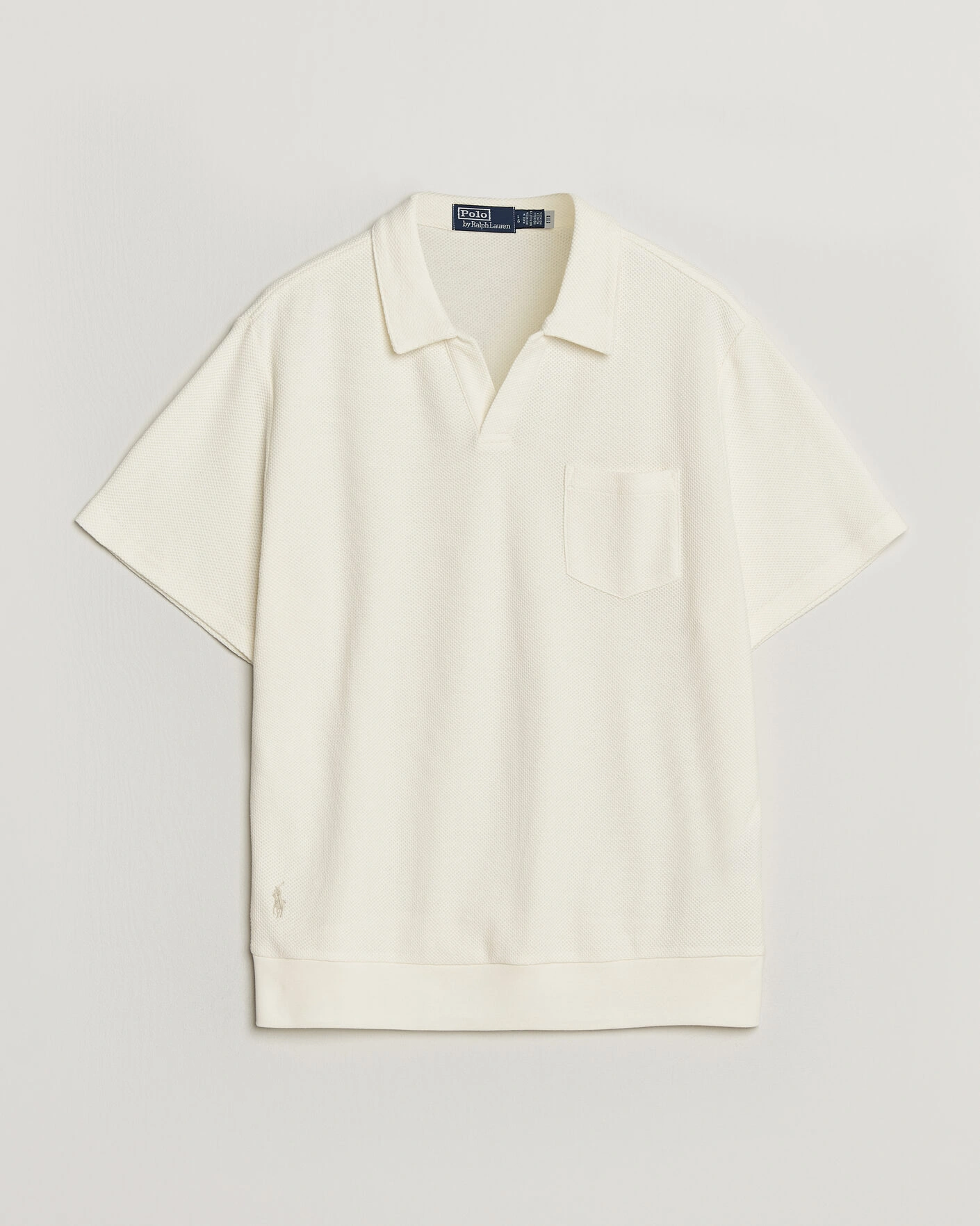 Heren | Polo's | Polo Ralph Lauren | Knitted Polo Pale Cream