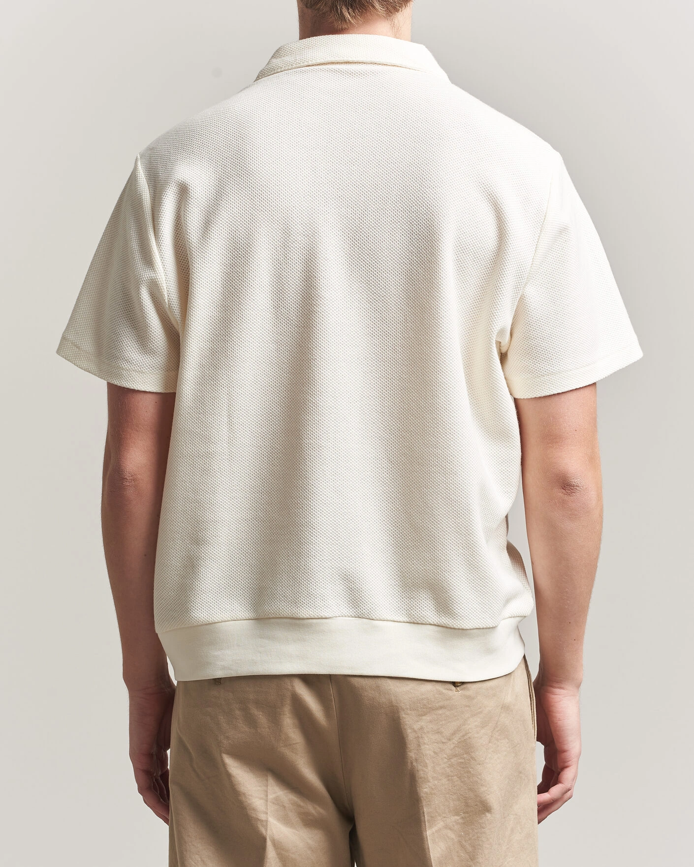Heren | Polo's | Polo Ralph Lauren | Knitted Polo Pale Cream