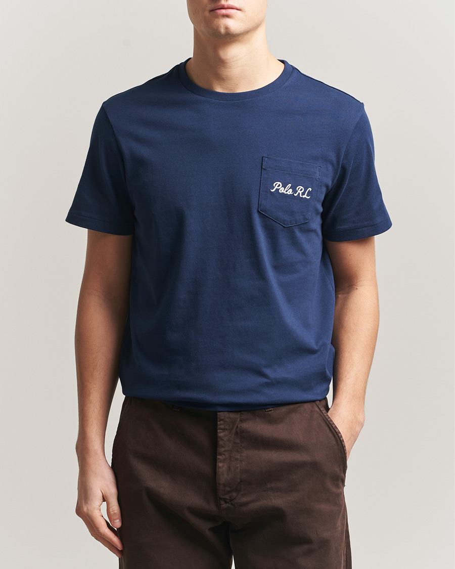Heren | T-shirts | Polo Ralph Lauren | Jersey Bear T-Shirt Newport Navy