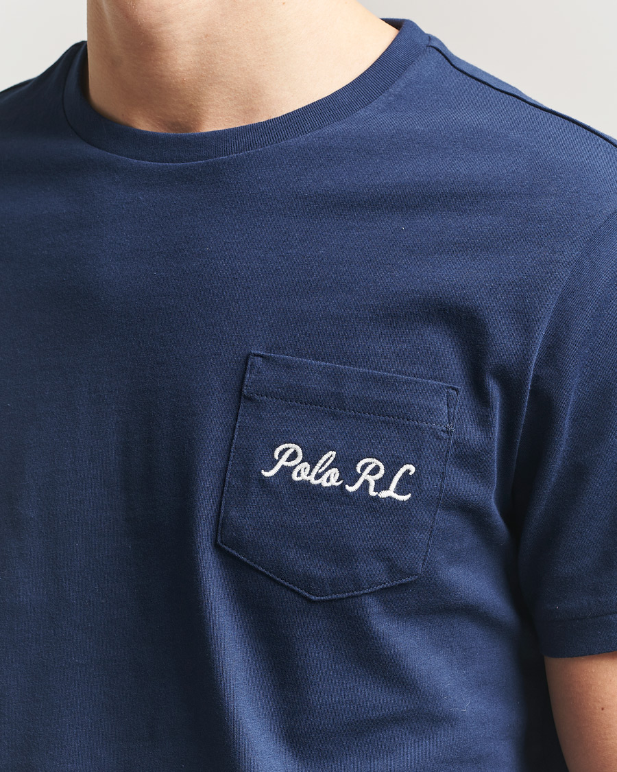 Heren | T-shirts | Polo Ralph Lauren | Jersey Bear T-Shirt Newport Navy