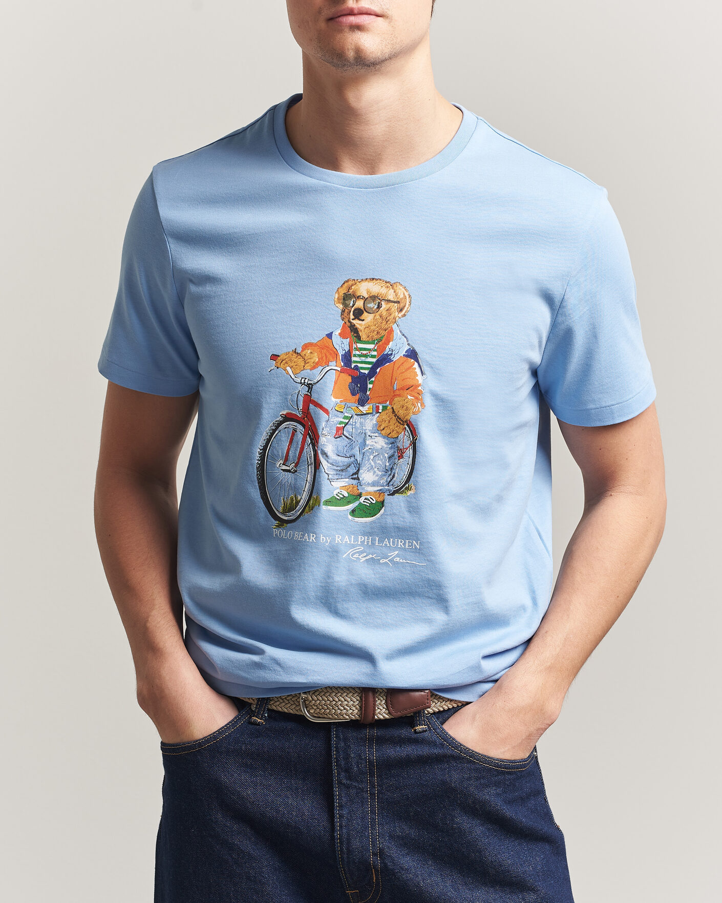 Heren | T-shirts | Polo Ralph Lauren | Jersey Bear T-Shirt Austin Blue