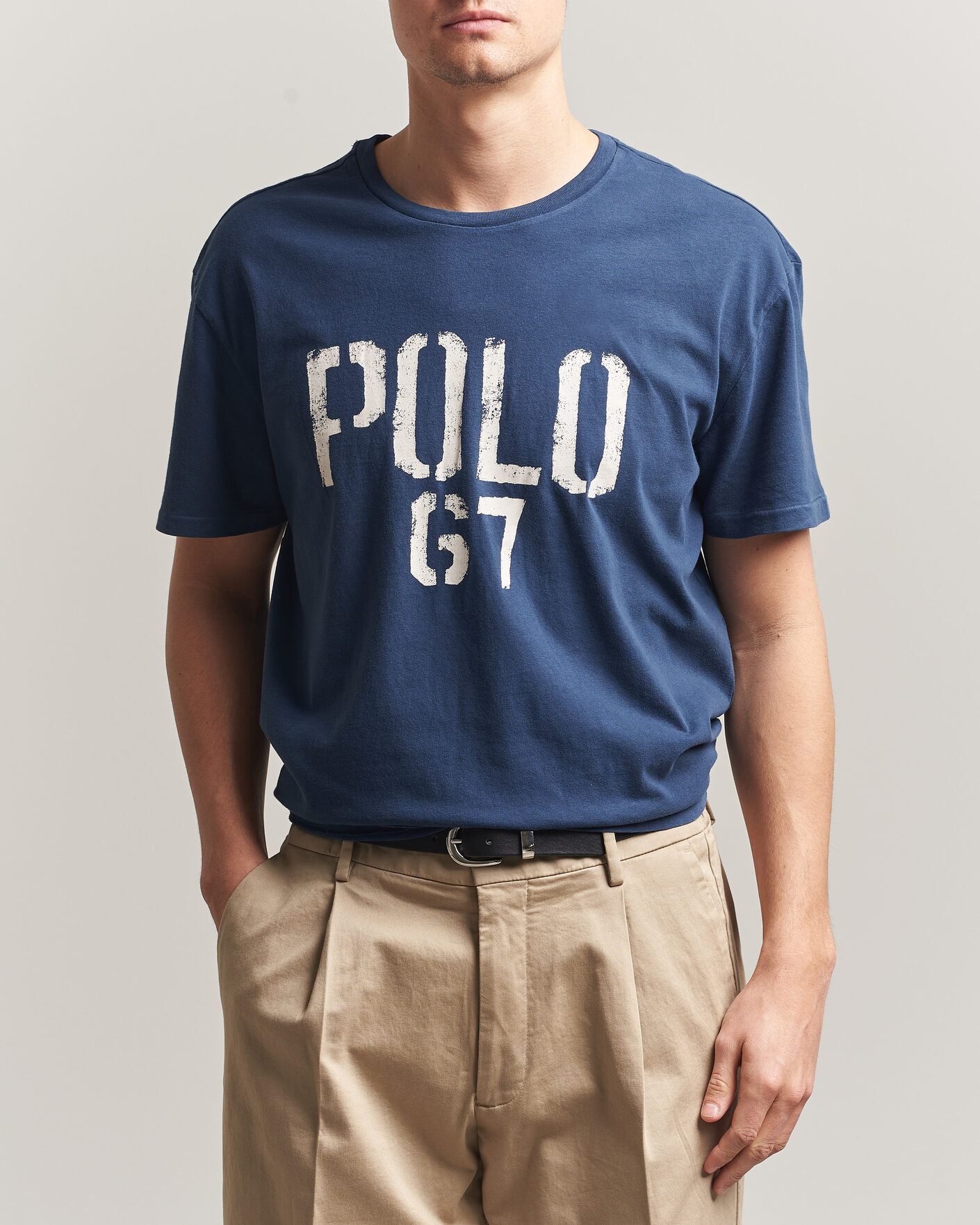 Heren | T-shirts | Polo Ralph Lauren | Jersey Logo T-Shirt Dark Cobalt