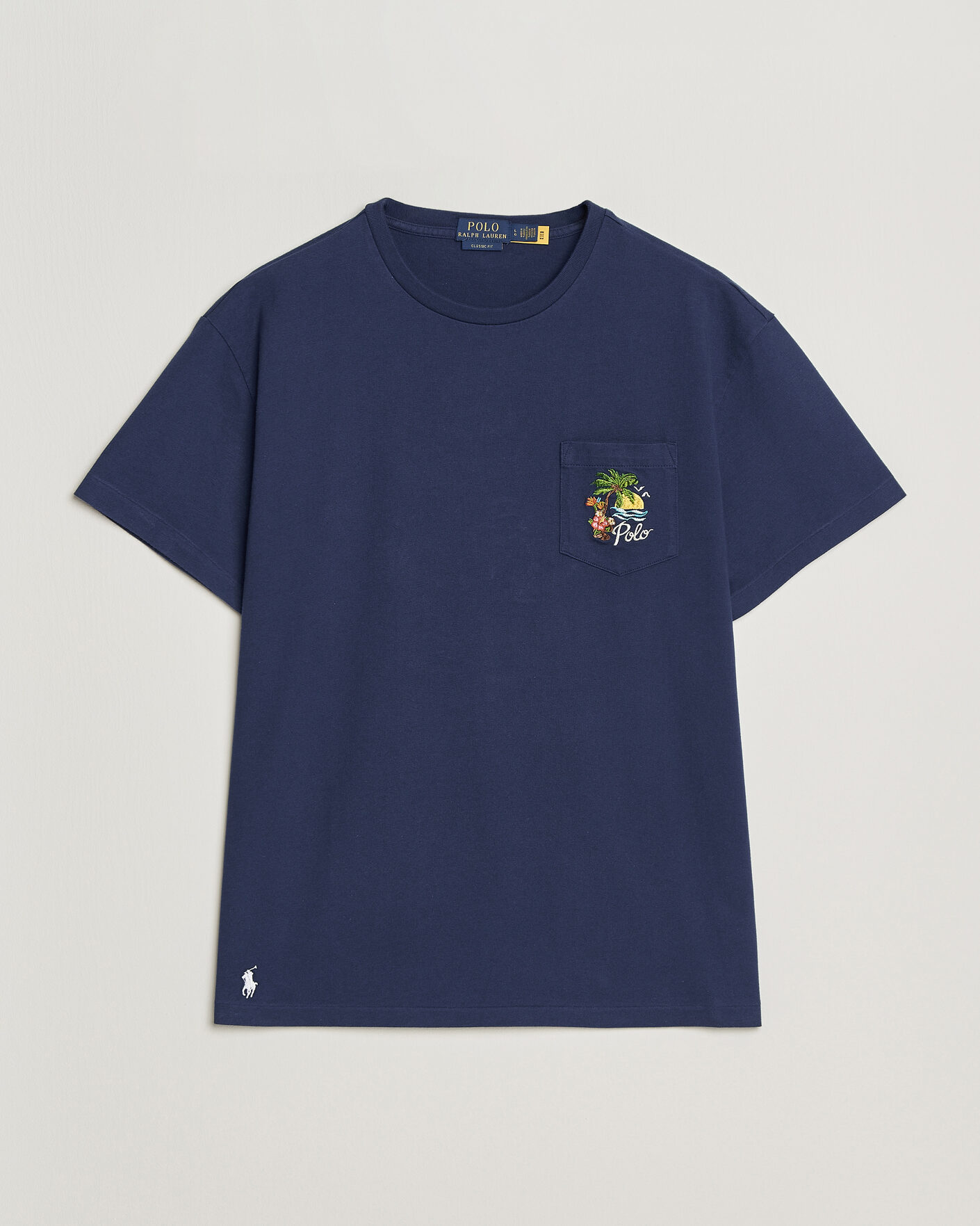Heren | T-shirts | Polo Ralph Lauren | Jersey Printed T-Shirt Dark Cobalt