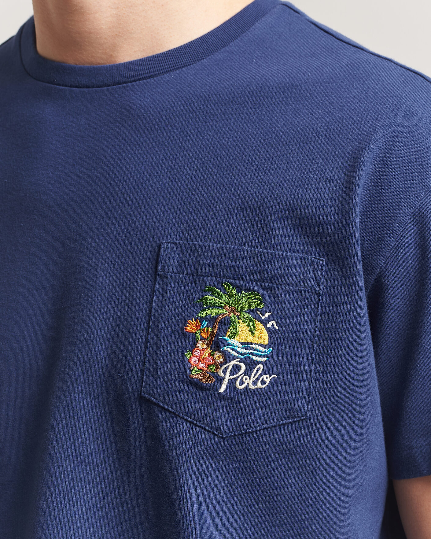 Heren | T-shirts | Polo Ralph Lauren | Jersey Printed T-Shirt Dark Cobalt