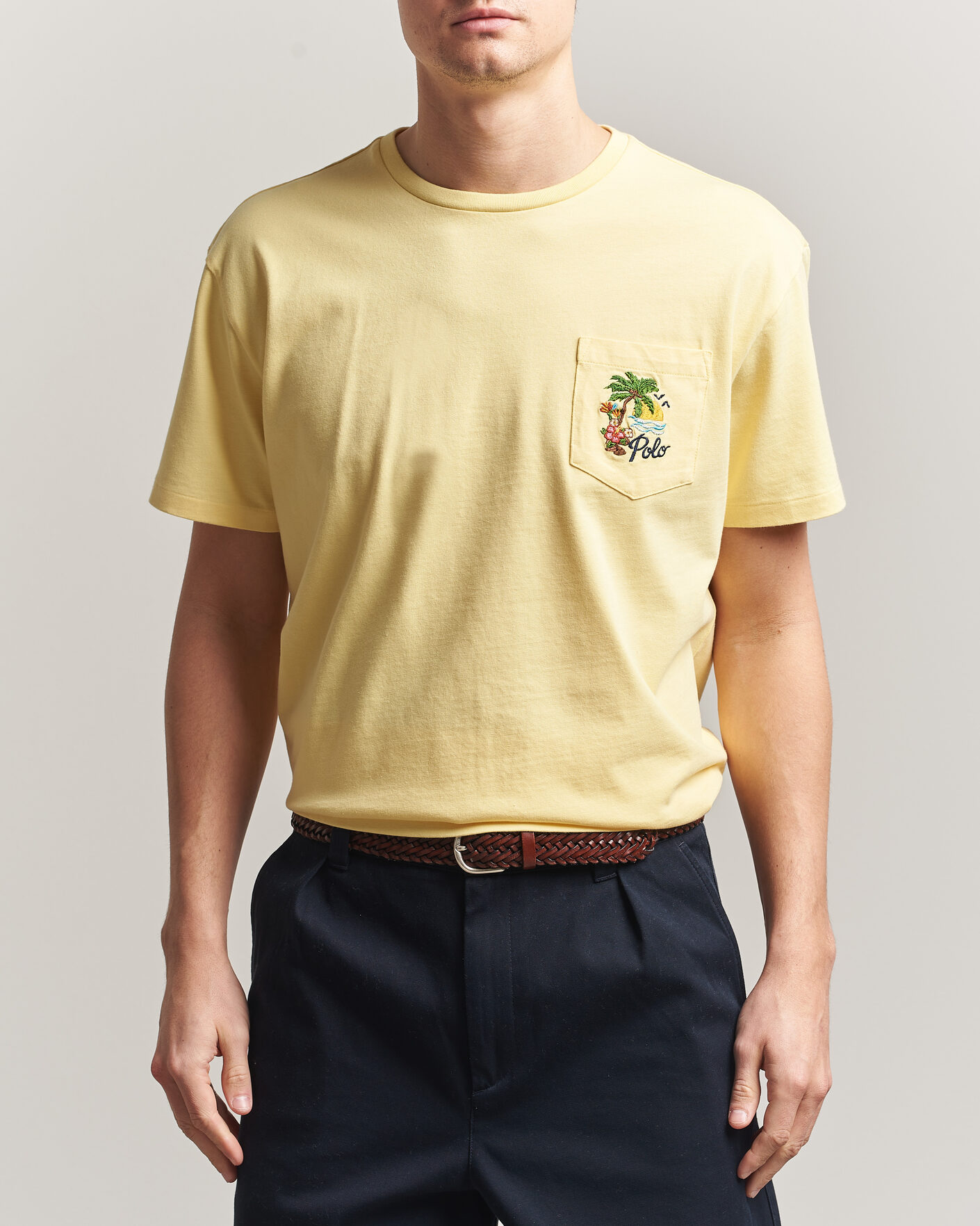 Heren | T-shirts | Polo Ralph Lauren | Jersey Printed T-Shirt Resort Gold