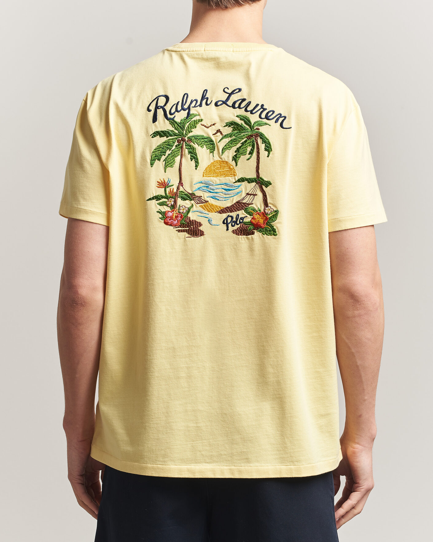 Heren | T-shirts | Polo Ralph Lauren | Jersey Printed T-Shirt Resort Gold