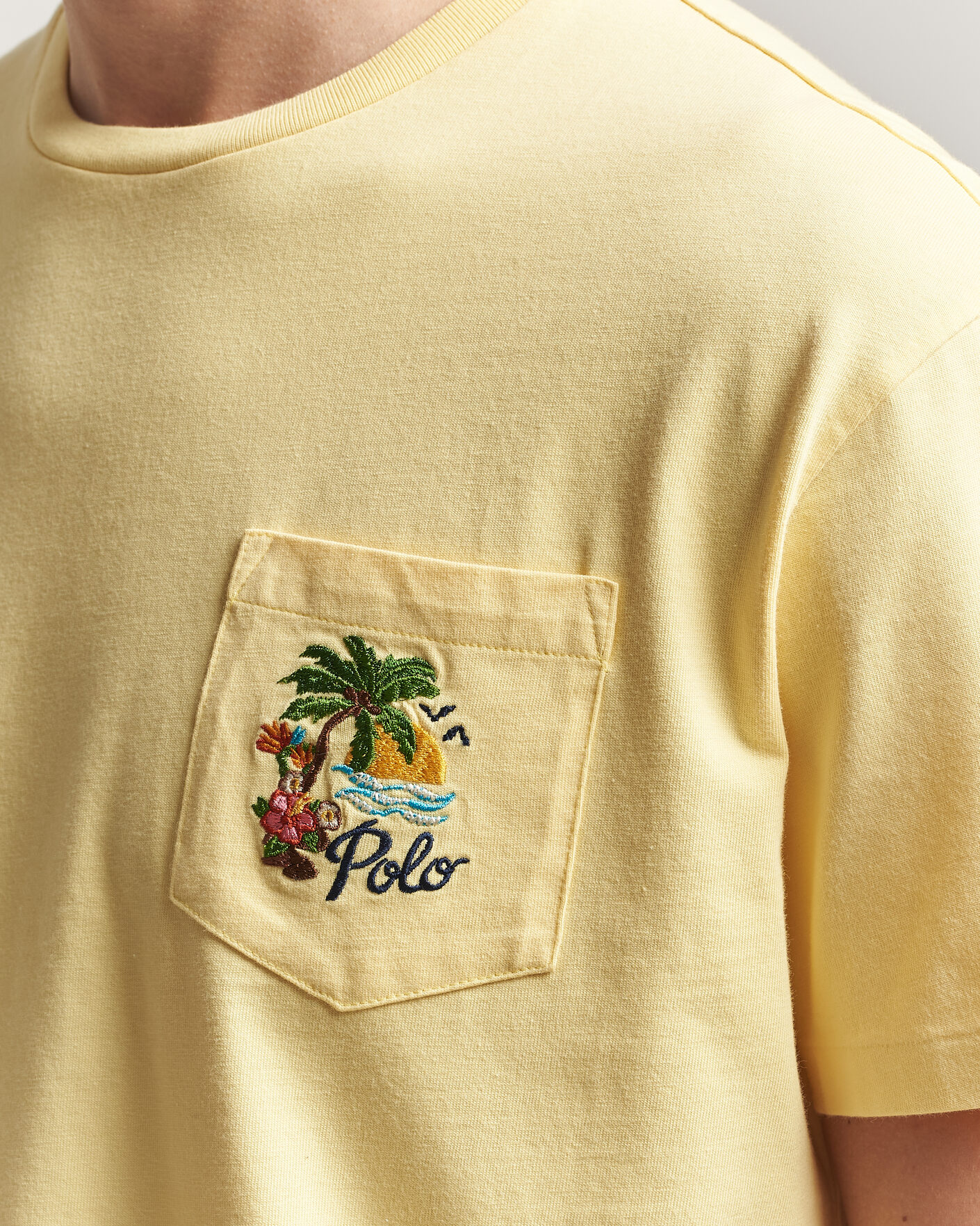 Heren | T-shirts | Polo Ralph Lauren | Jersey Printed T-Shirt Resort Gold