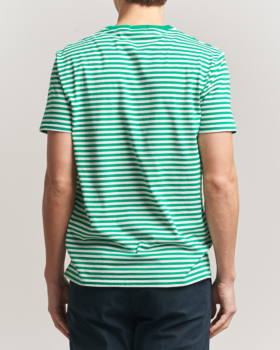 Heren | T-shirts | Polo Ralph Lauren | Crew Neck Striped T-Shirt Billiard/White