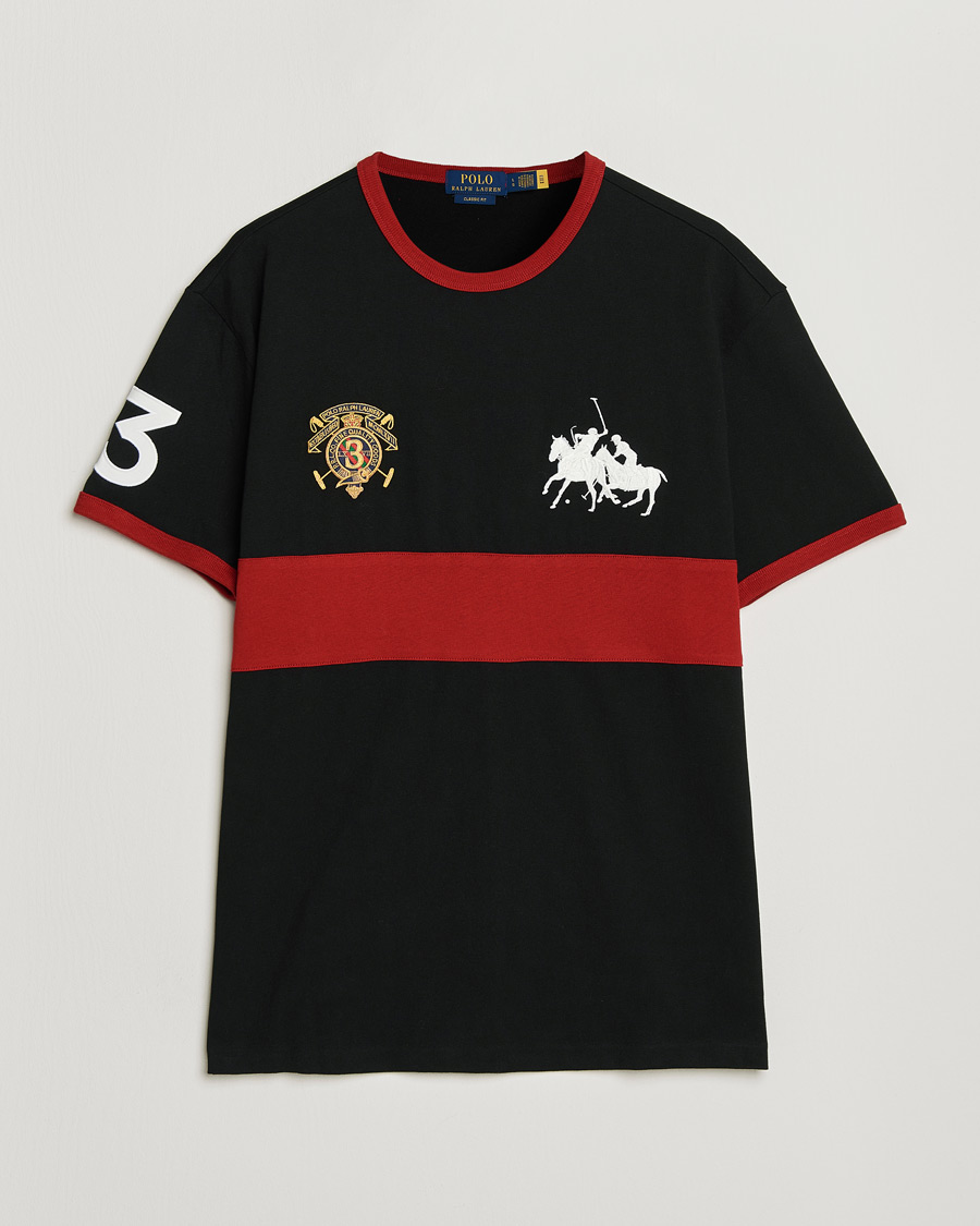 Heren | T-shirts | Polo Ralph Lauren | Jersey Logo T-Shirt Polo Black/Sweet Tomato