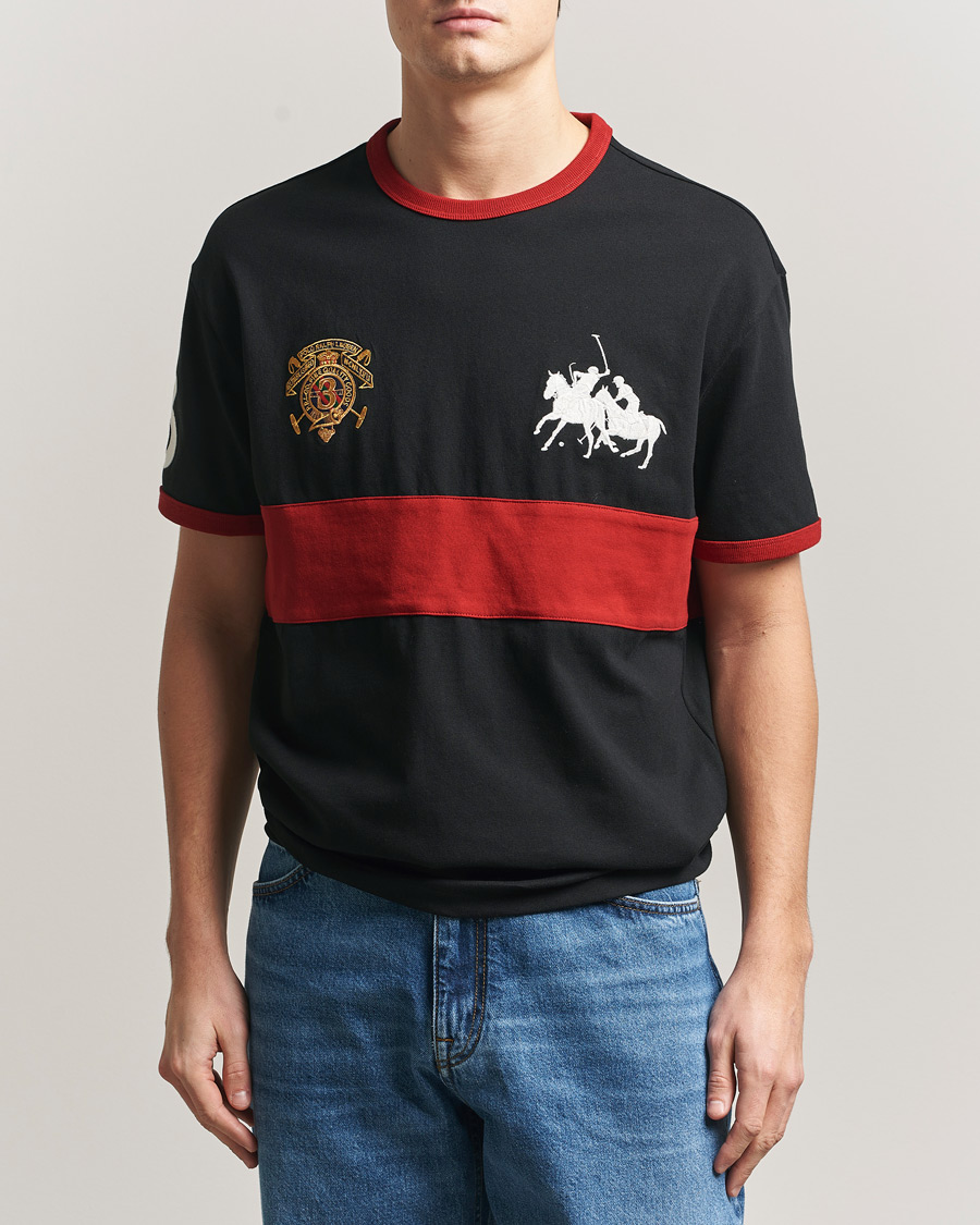 Heren | T-shirts | Polo Ralph Lauren | Jersey Logo T-Shirt Polo Black/Sweet Tomato