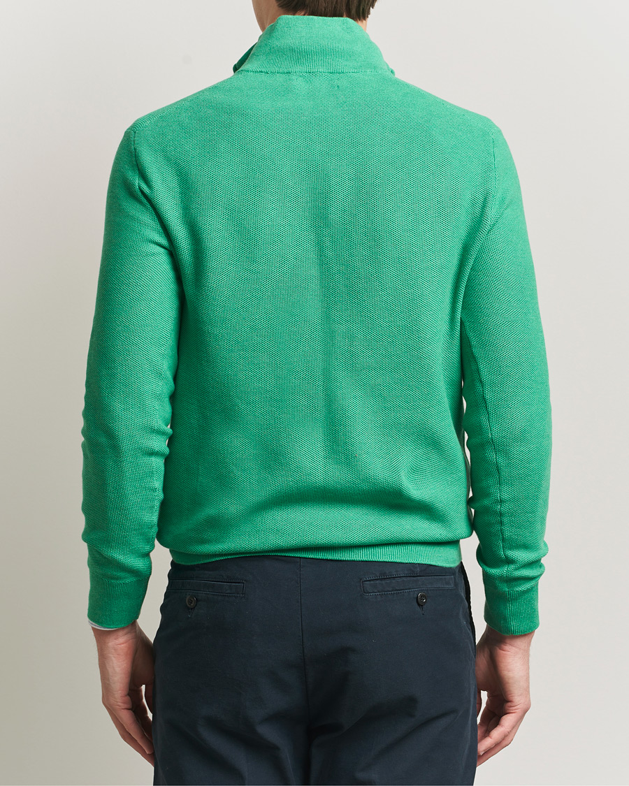 Heren | Truien | Polo Ralph Lauren | Textured Half Zip Palm Green Heather