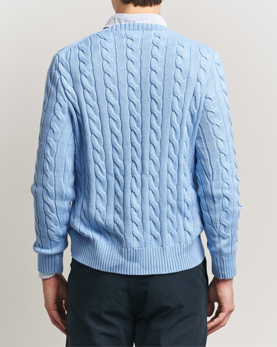 Heren | Truien | Polo Ralph Lauren | Cotton Cable Pullover Austin Blue