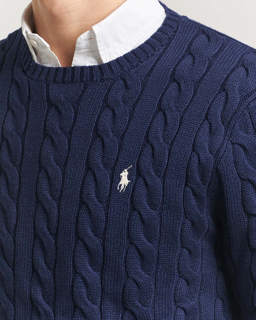 Heren | Truien | Polo Ralph Lauren | Cotton Cable Pullover Bright Navy