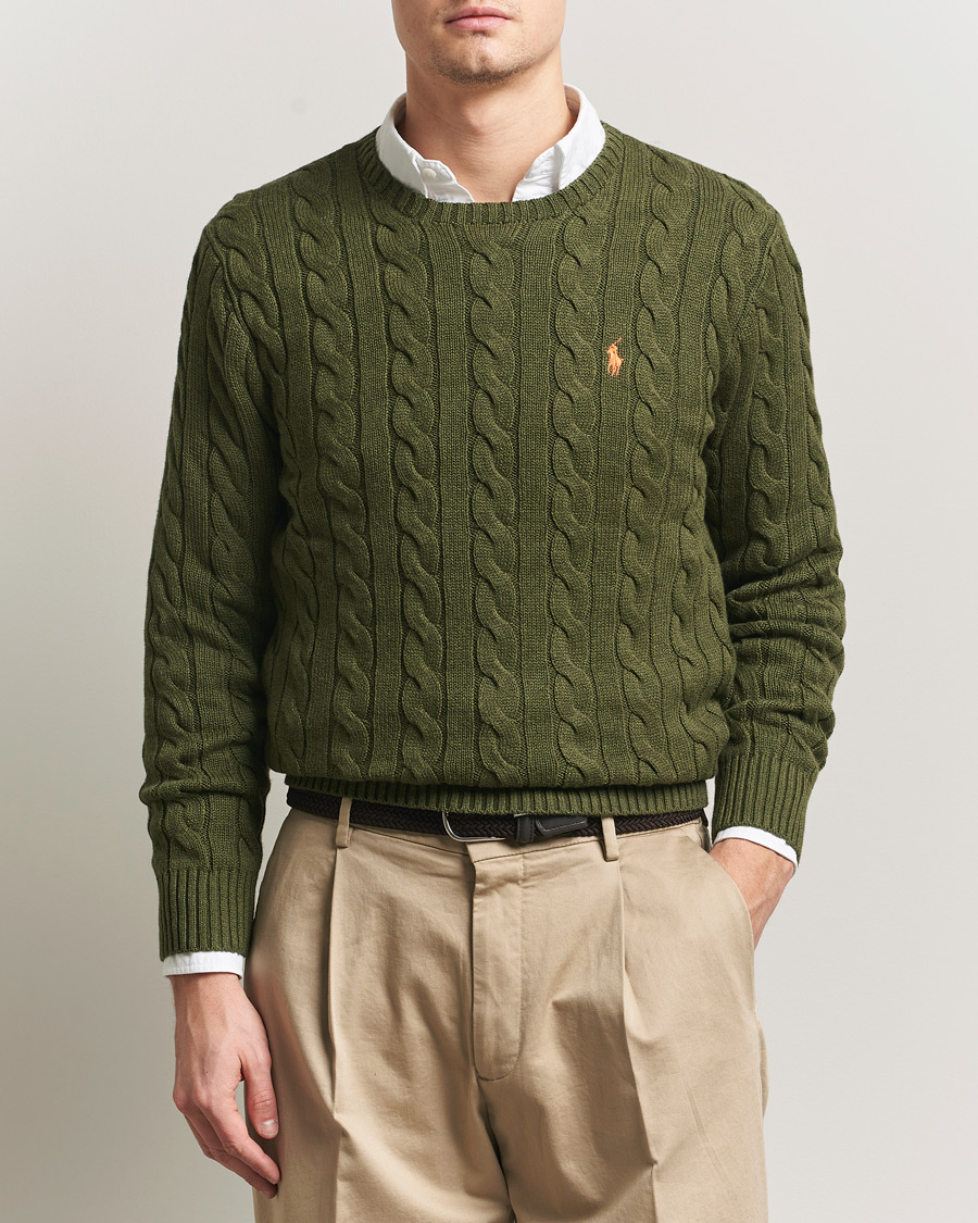 Heren | Truien | Polo Ralph Lauren | Cotton Cable Pullover Garden Trail Heather