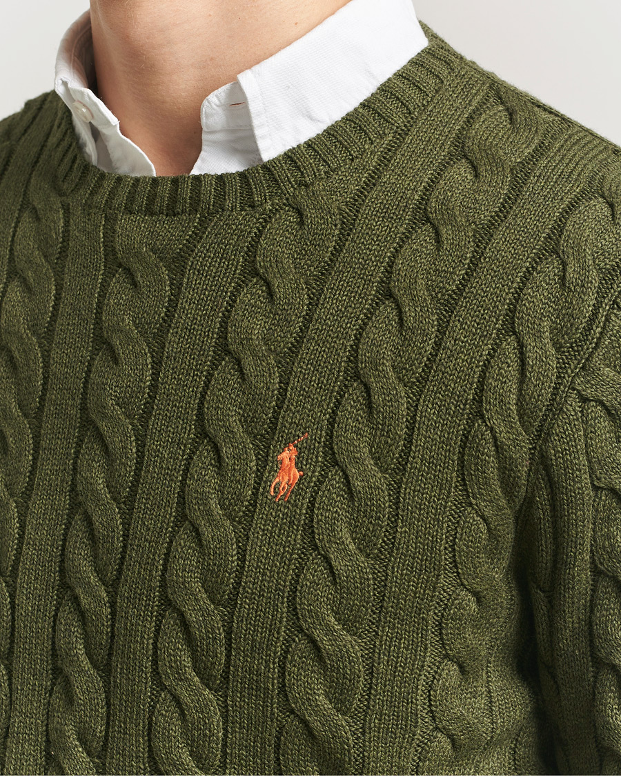 Heren | Truien | Polo Ralph Lauren | Cotton Cable Pullover Garden Trail Heather