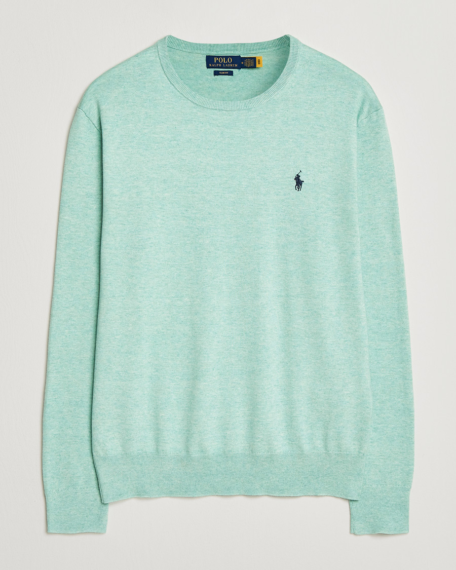 Heren | Truien | Polo Ralph Lauren | Cotton Crew Neck Sweater Green Heather