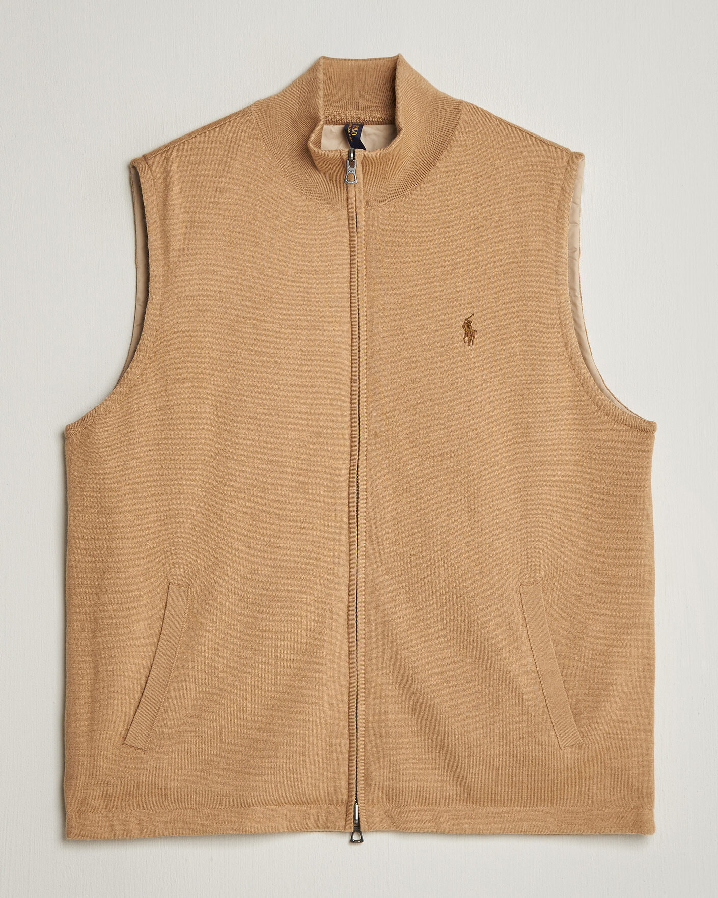 Heren | Truien | Polo Ralph Lauren | Wool Blend Vest Camel Combo